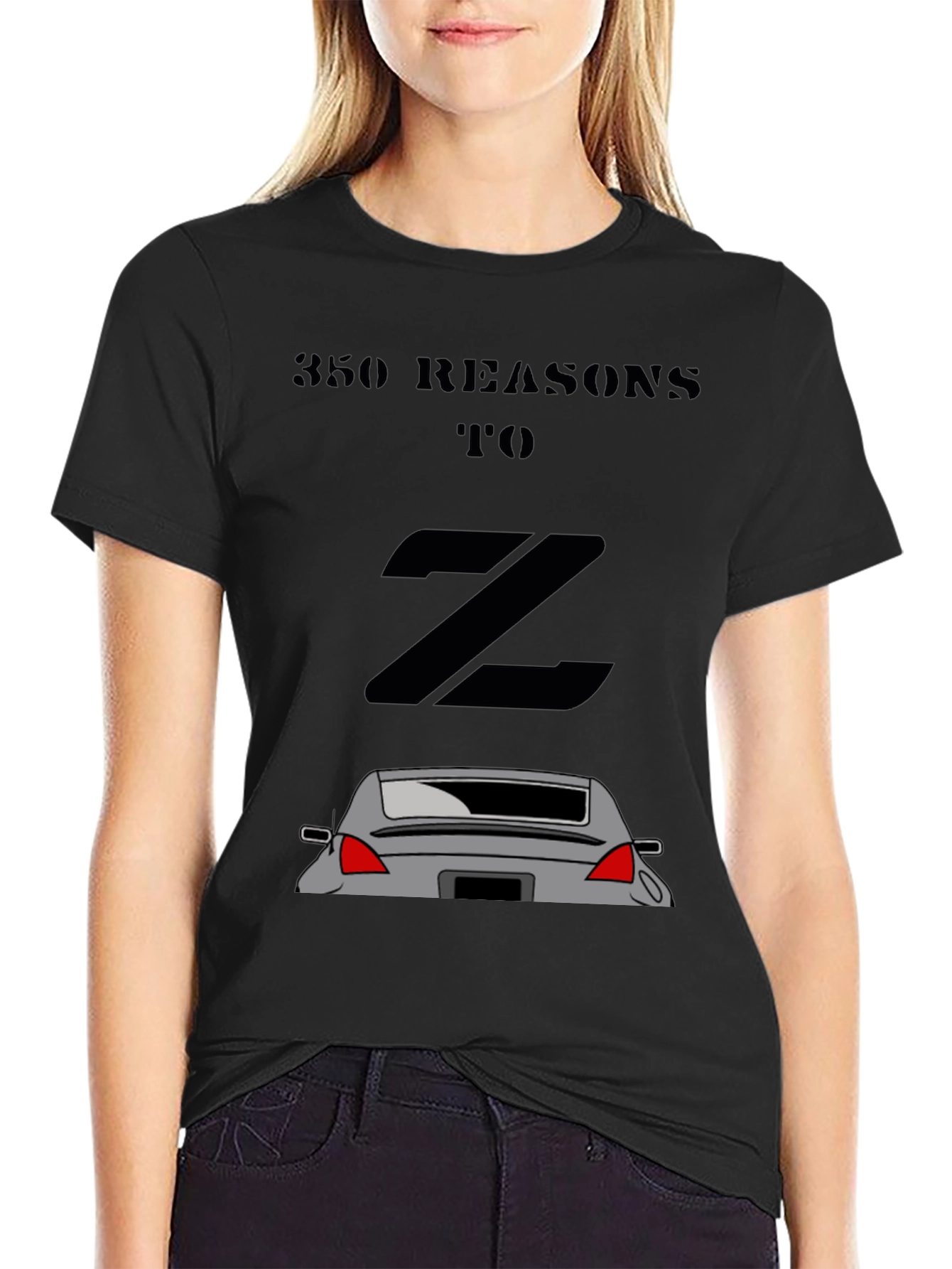 350Z Reasons Graphic Tee - Black Car Enthusiast Shirt
