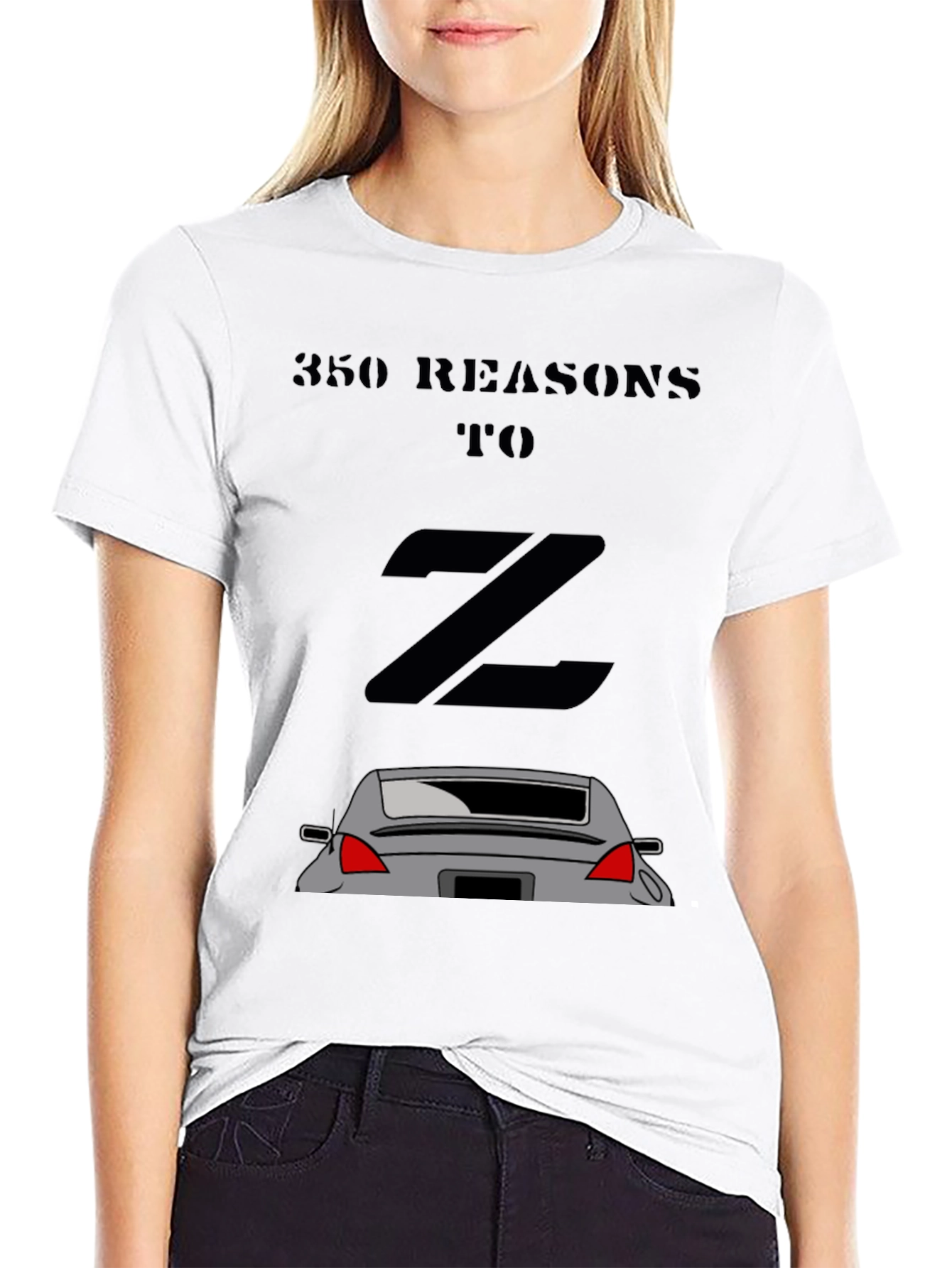 350Z Reasons Graphic Tee - Black Car Enthusiast Shirt
