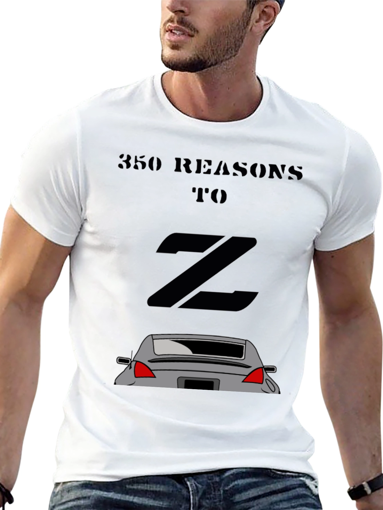 350Z Reasons Graphic Tee - Black Car Enthusiast Shirt