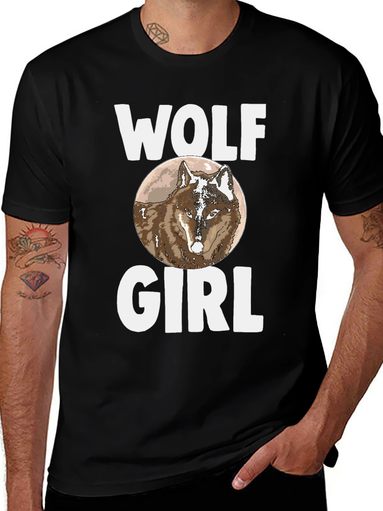 Wolf Girl Graphic T-Shirt