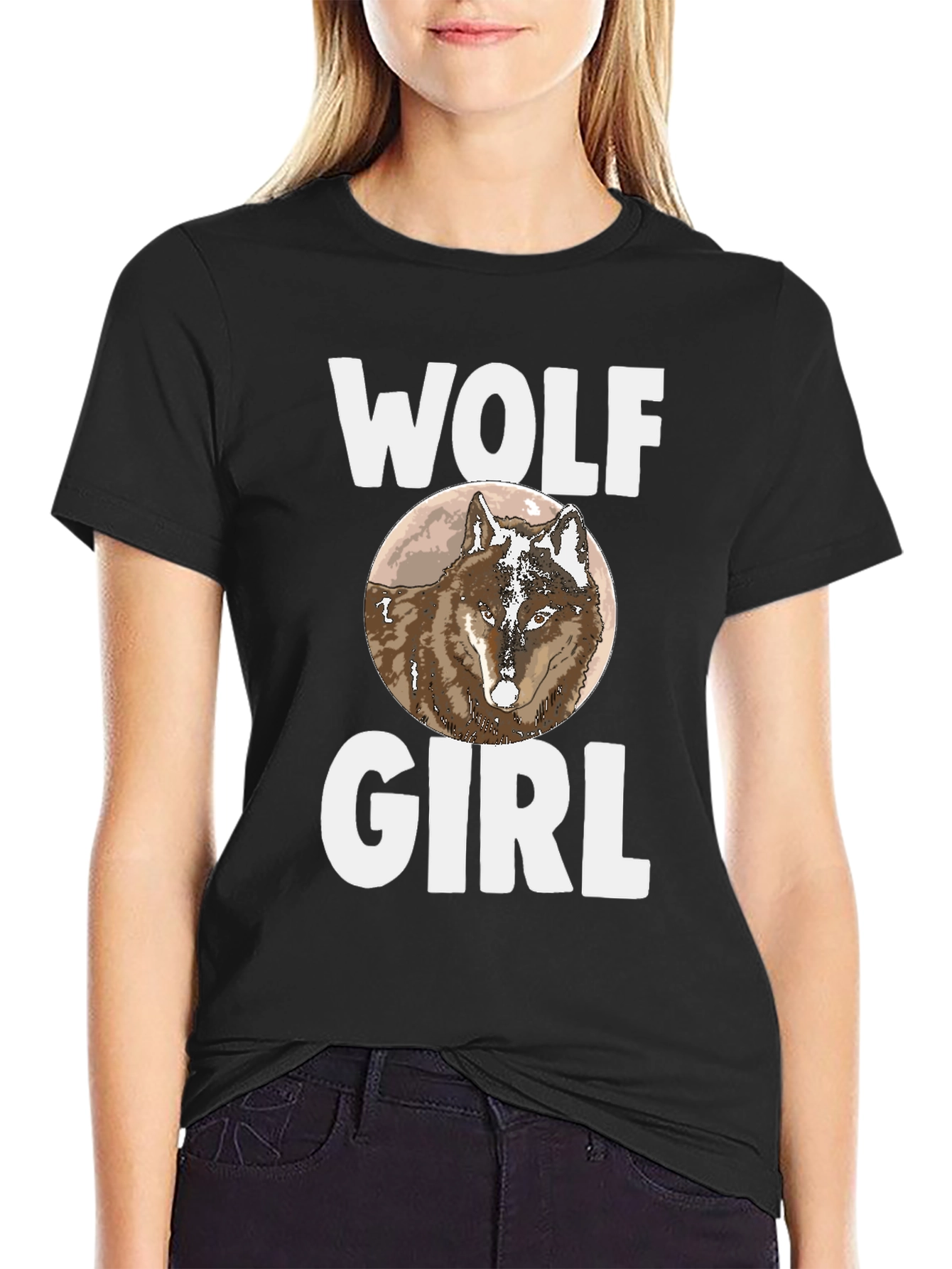 Wolf Girl Graphic T-Shirt
