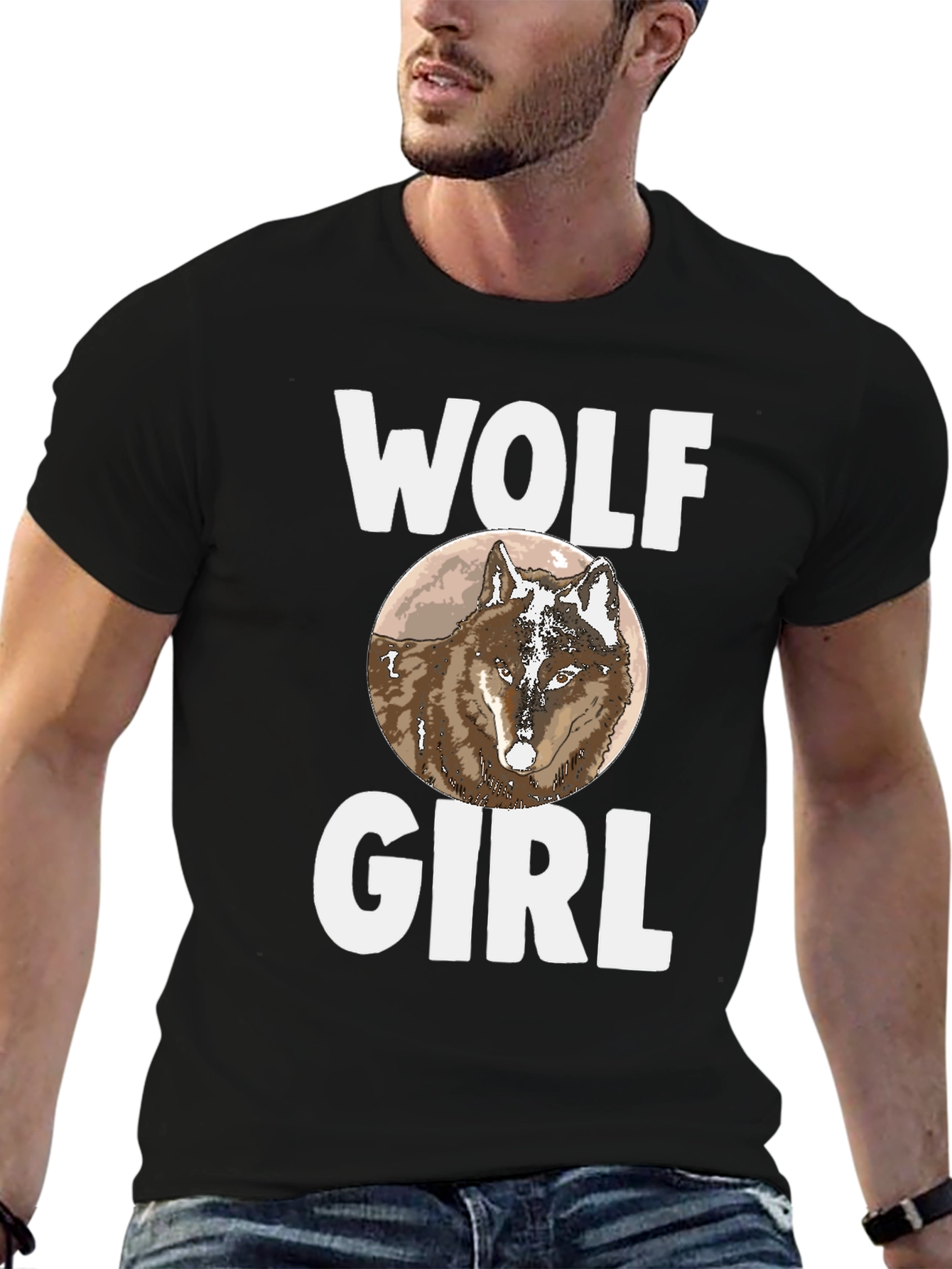 Wolf Girl Graphic T-Shirt