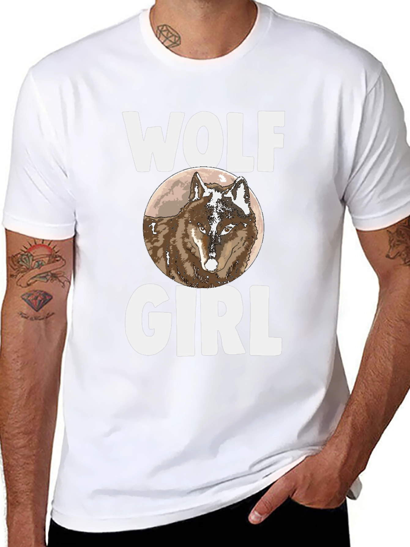 Wolf Girl Graphic T-Shirt