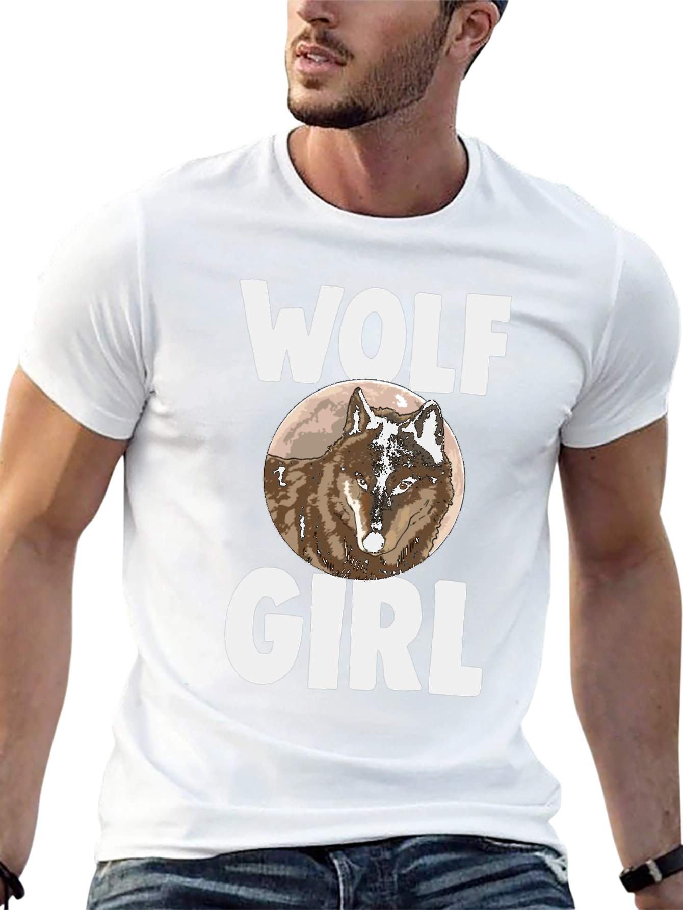 Wolf Girl Graphic T-Shirt
