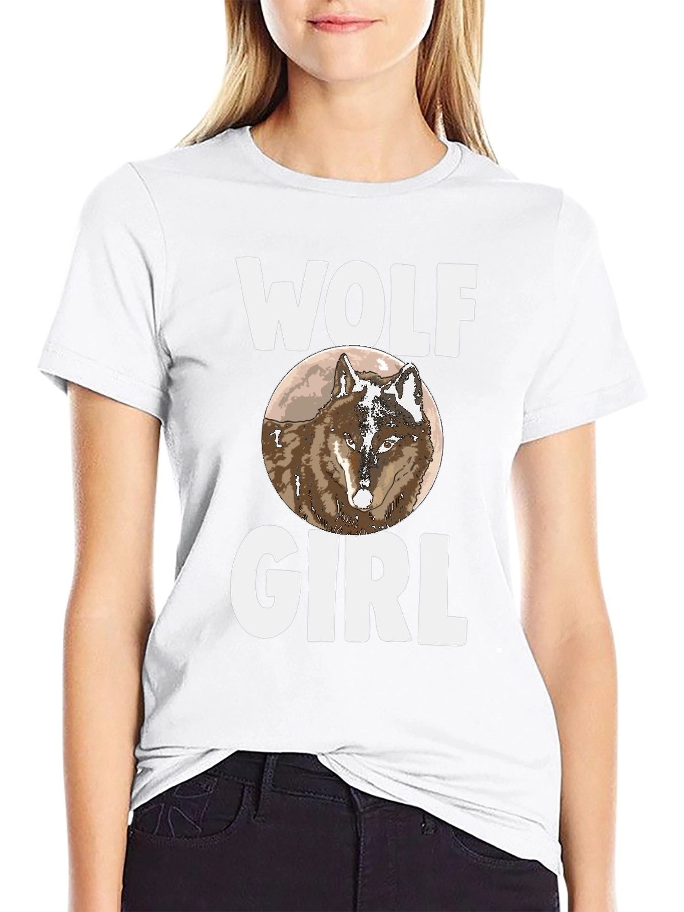 Wolf Girl Graphic T-Shirt