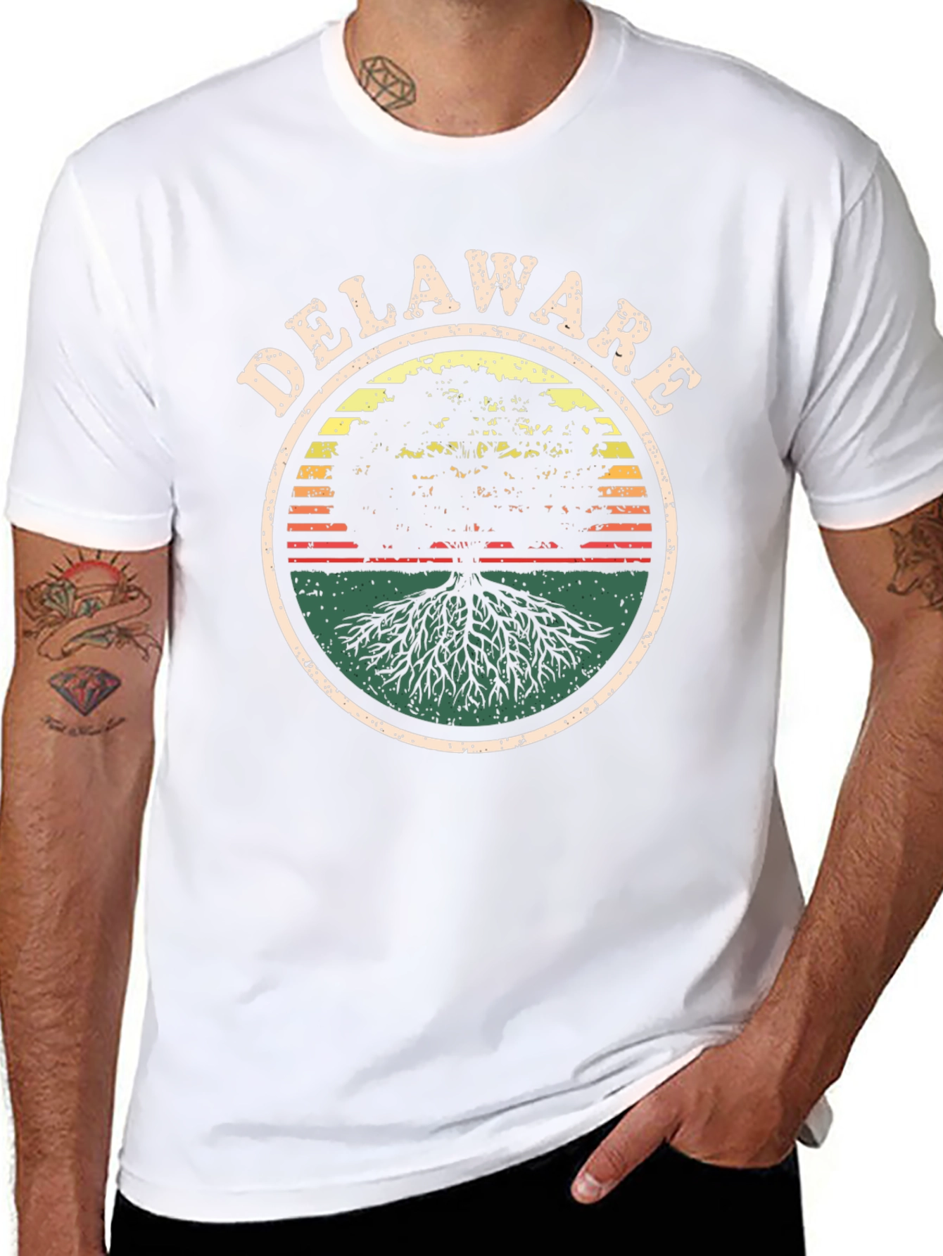Delaware Tree Roots Graphic Tee