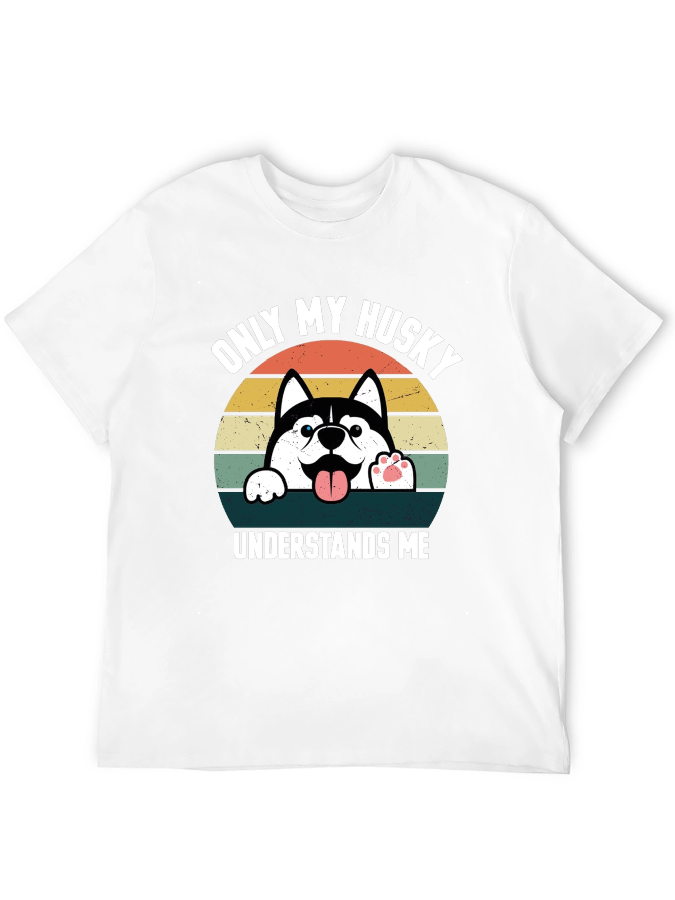 Only My Husky Understands Me T-Shirt