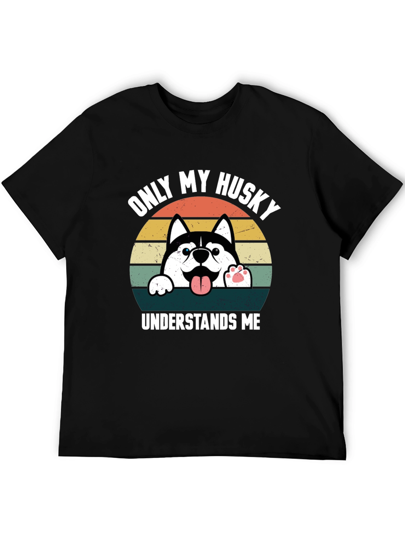Only My Husky Understands Me T-Shirt