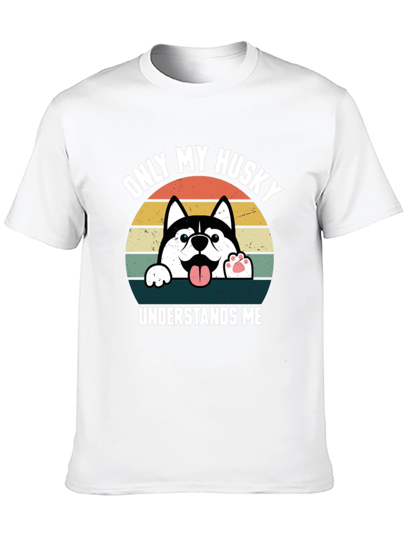 Only My Husky Understands Me T-Shirt