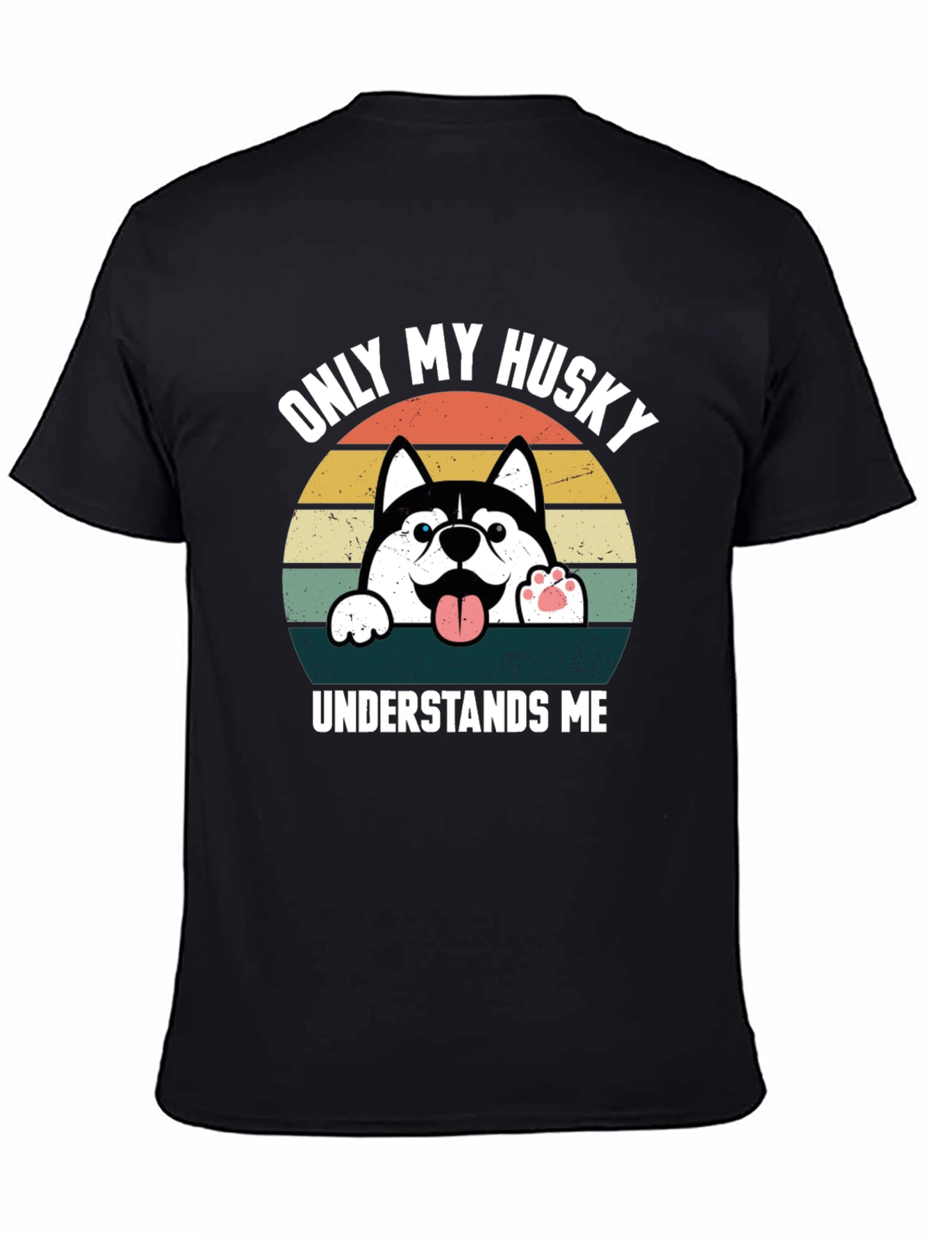 Only My Husky Understands Me T-Shirt