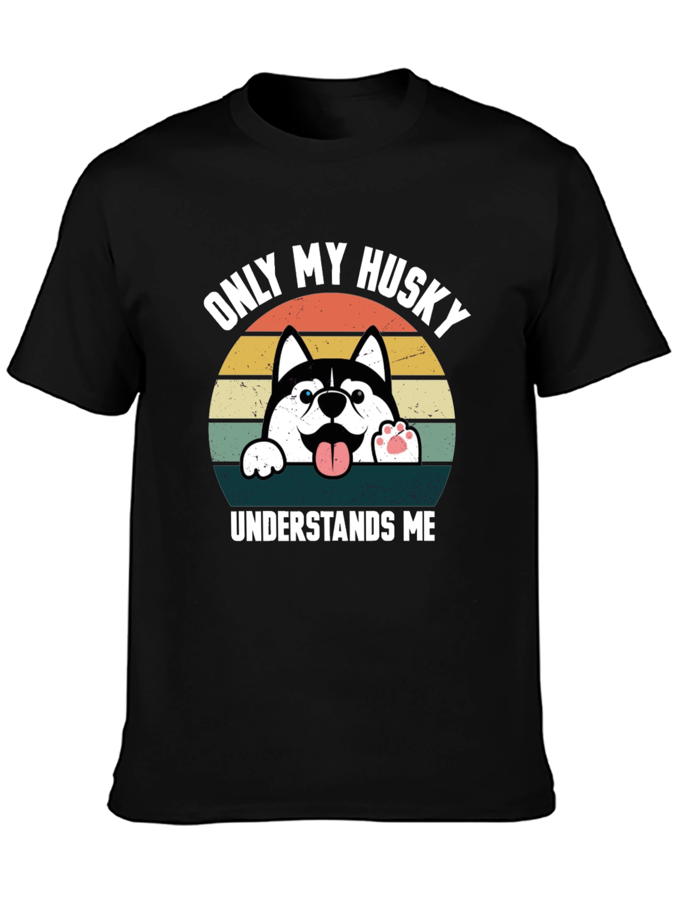 Only My Husky Understands Me T-Shirt