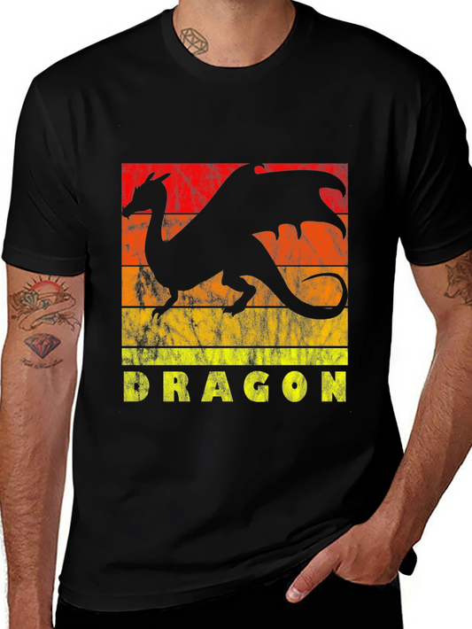 Retro Dragon T-Shirt - Vintage Graphic Tee