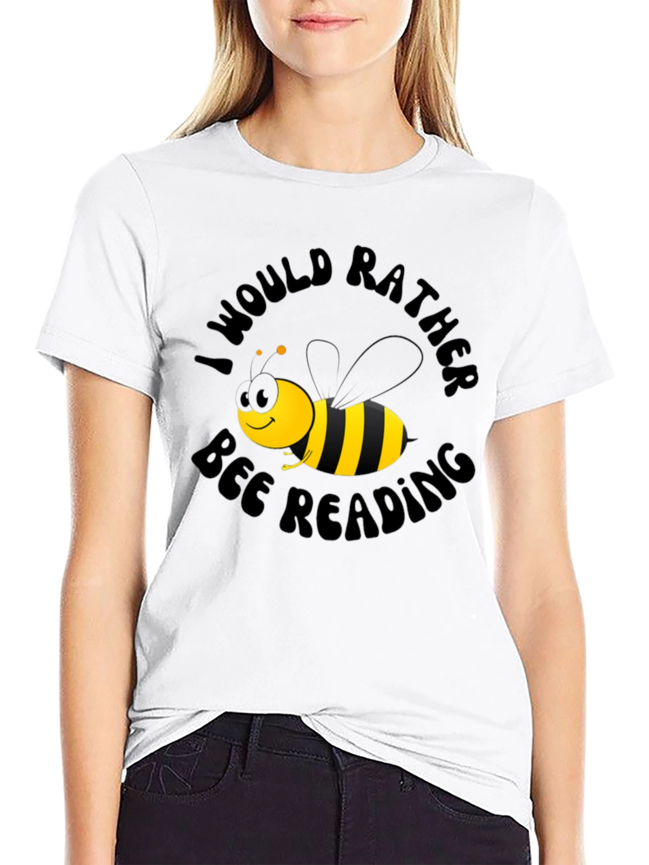 Bee Reading T-Shirt - Unisex Graphic Tee