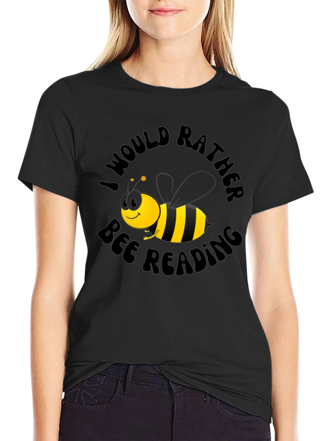 Bee Reading T-Shirt - Unisex Graphic Tee