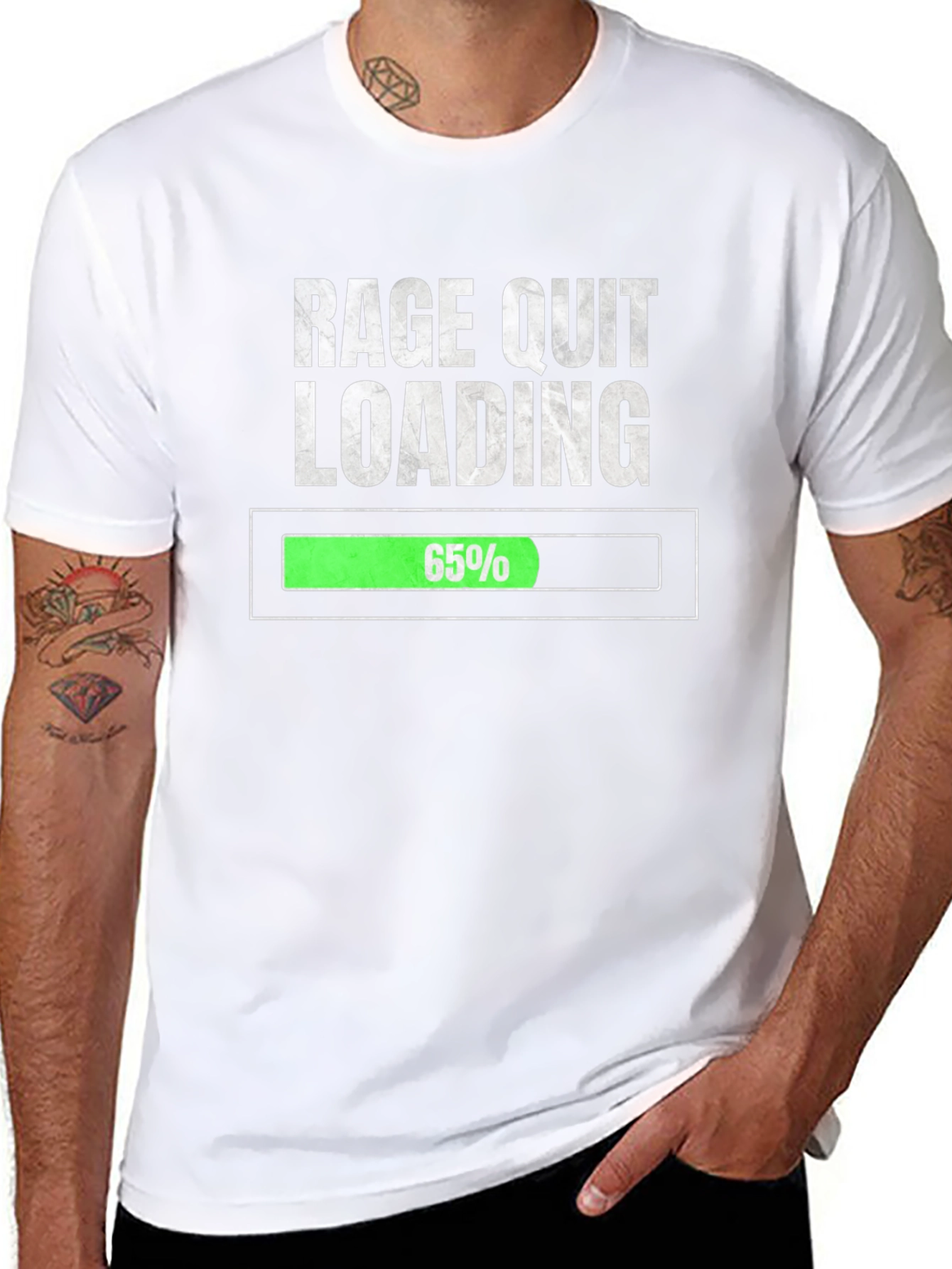 Rage Quit Loading Funny Gamer T-Shirt