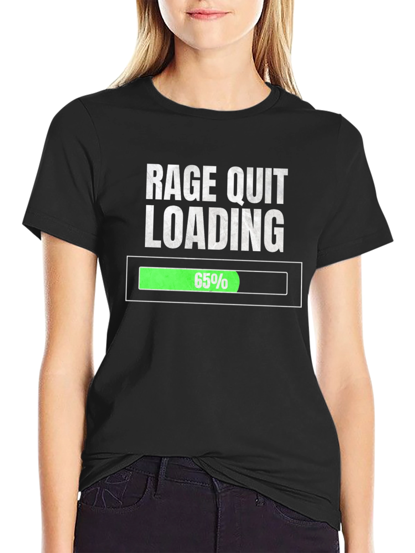Rage Quit Loading Funny Gamer T-Shirt