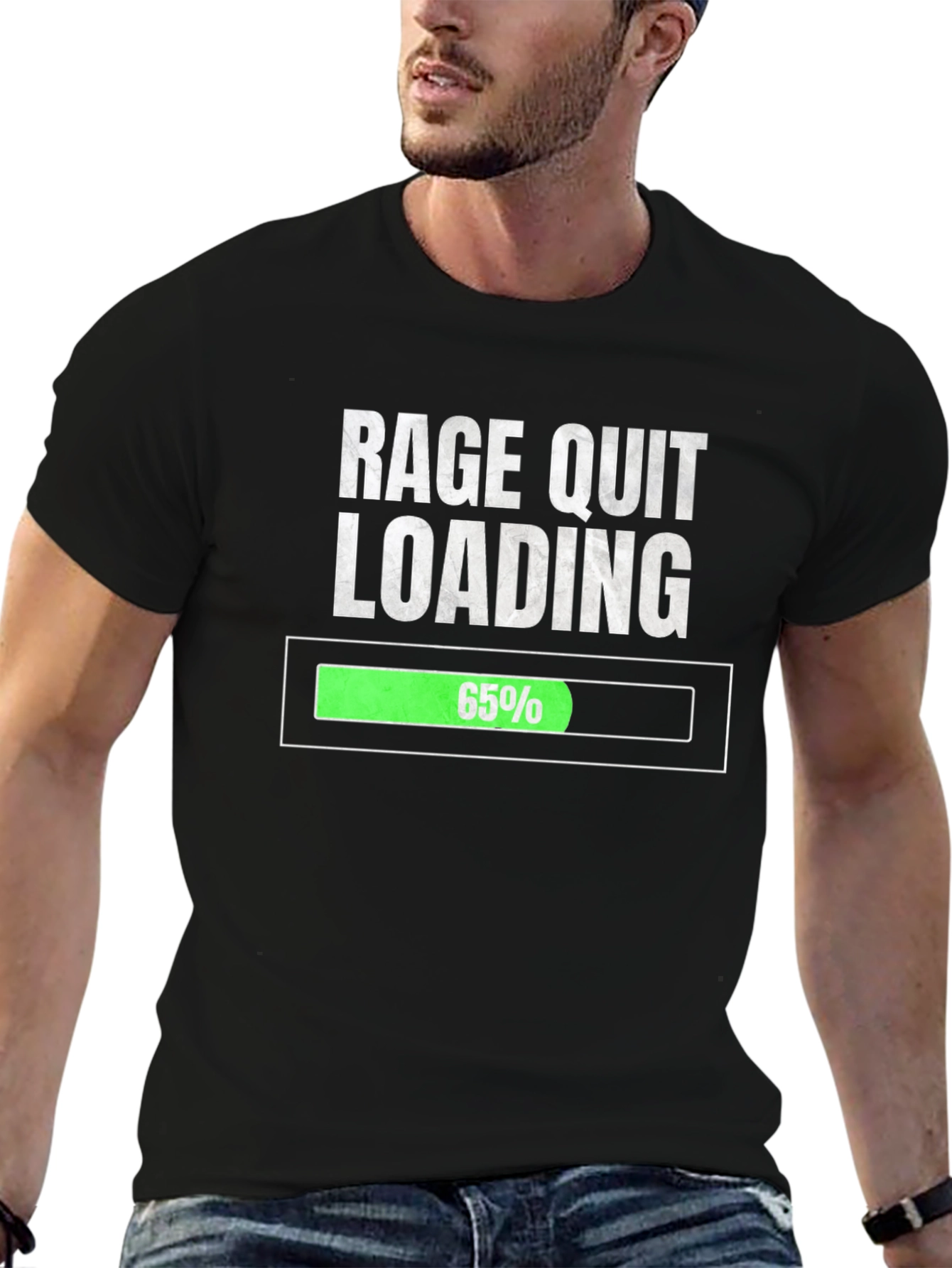 Rage Quit Loading Funny Gamer T-Shirt