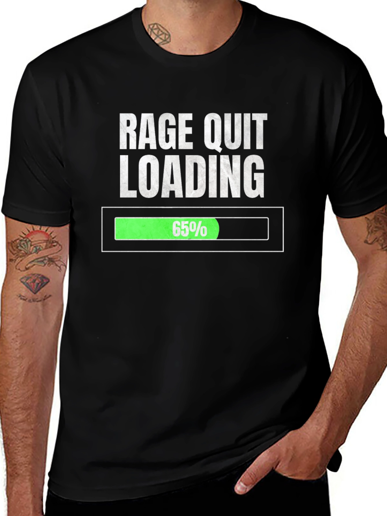 Rage Quit Loading Funny Gamer T-Shirt