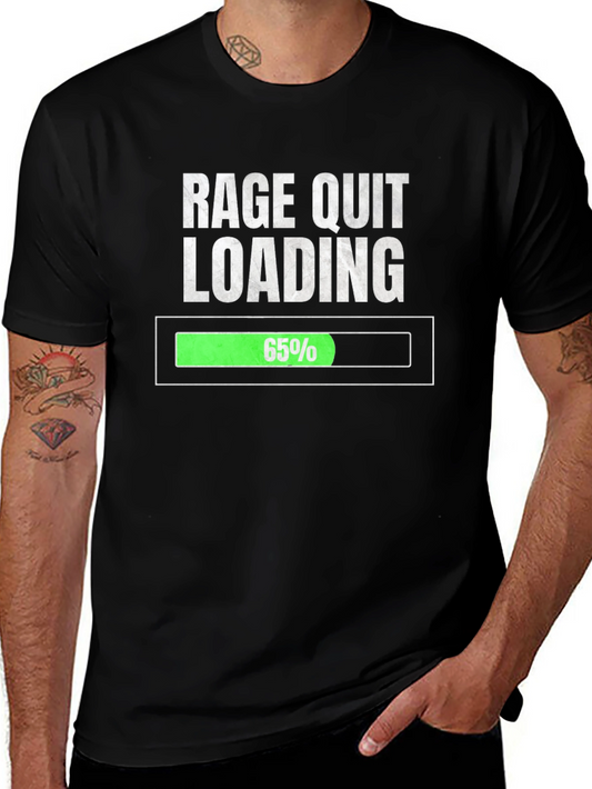 Rage Quit Loading Funny Gamer T-Shirt
