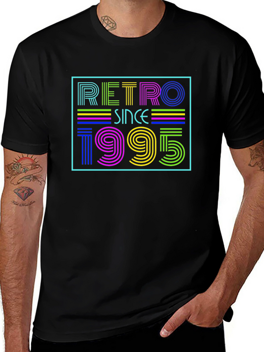 Retro Since 1995 Black Graphic Tee