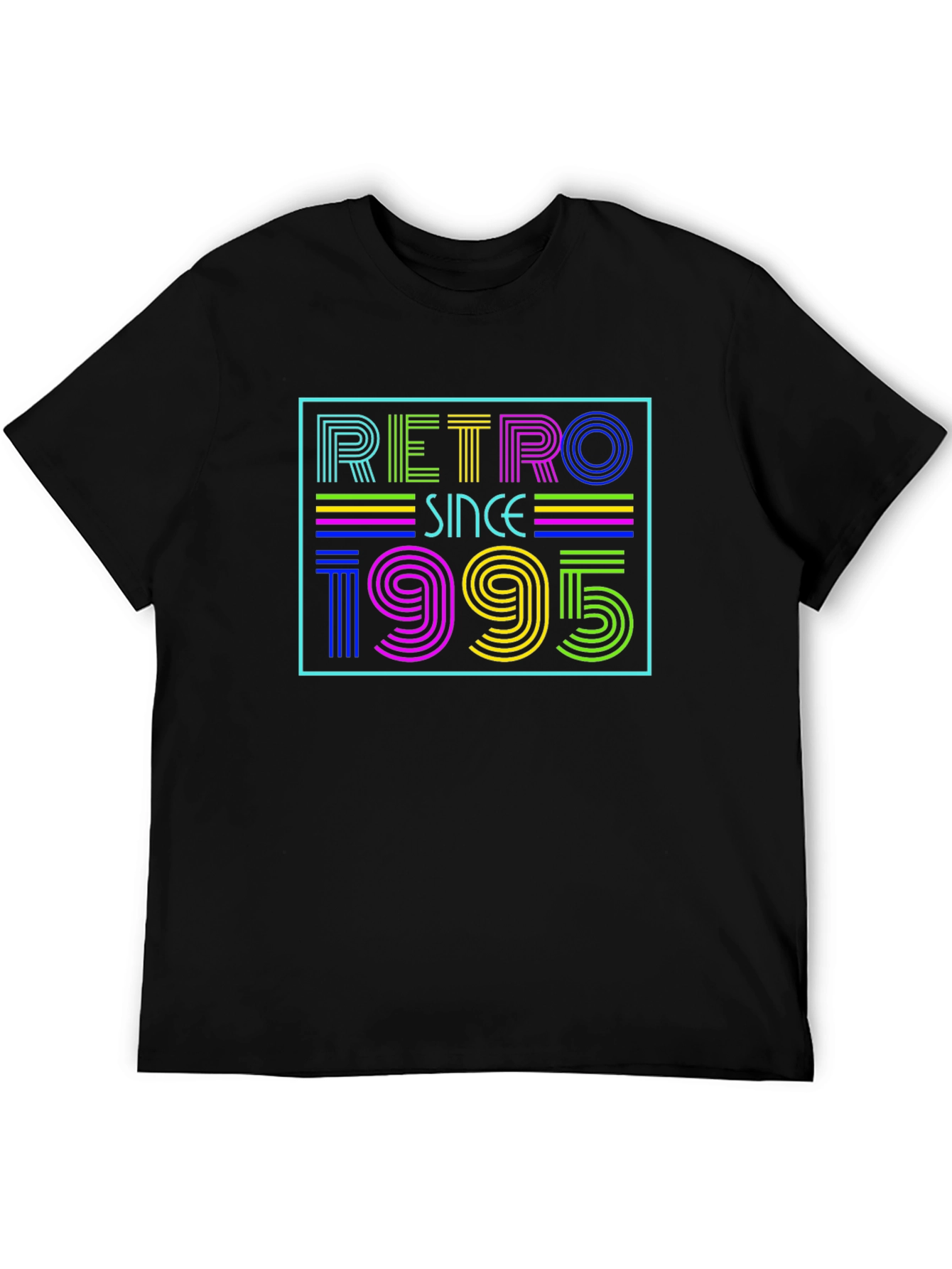 Retro Since 1995 Black Graphic Tee