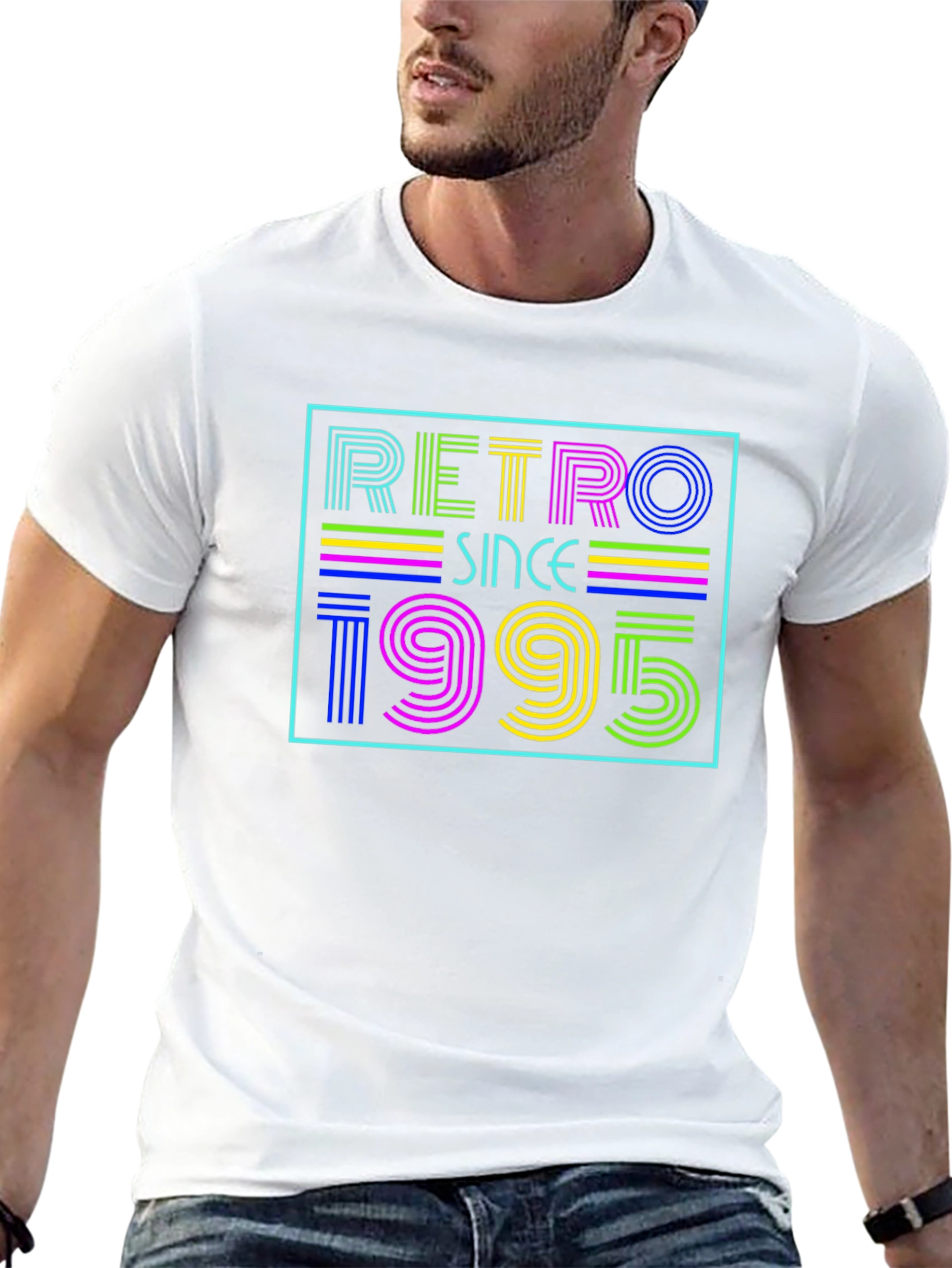 Retro Since 1995 Black Graphic Tee