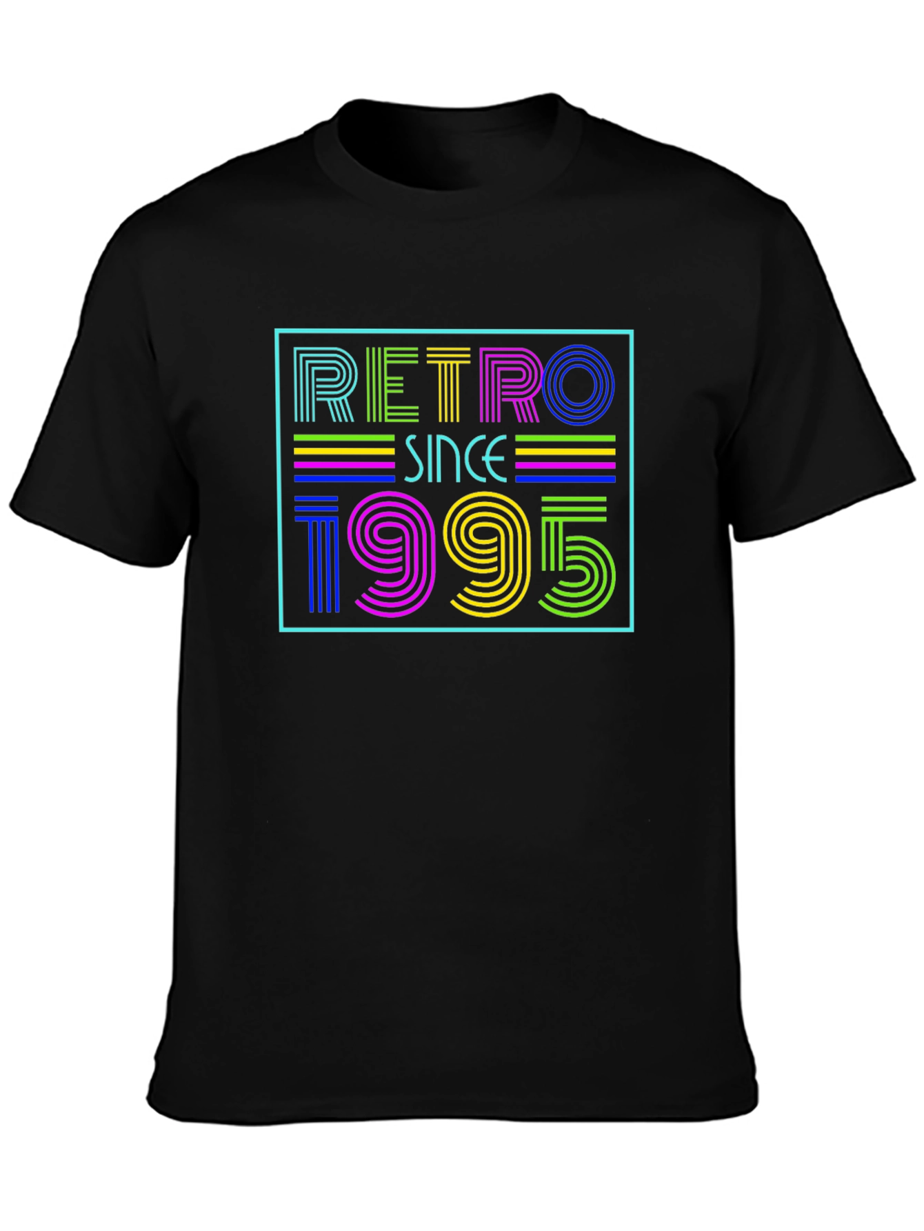Retro Since 1995 Black Graphic Tee