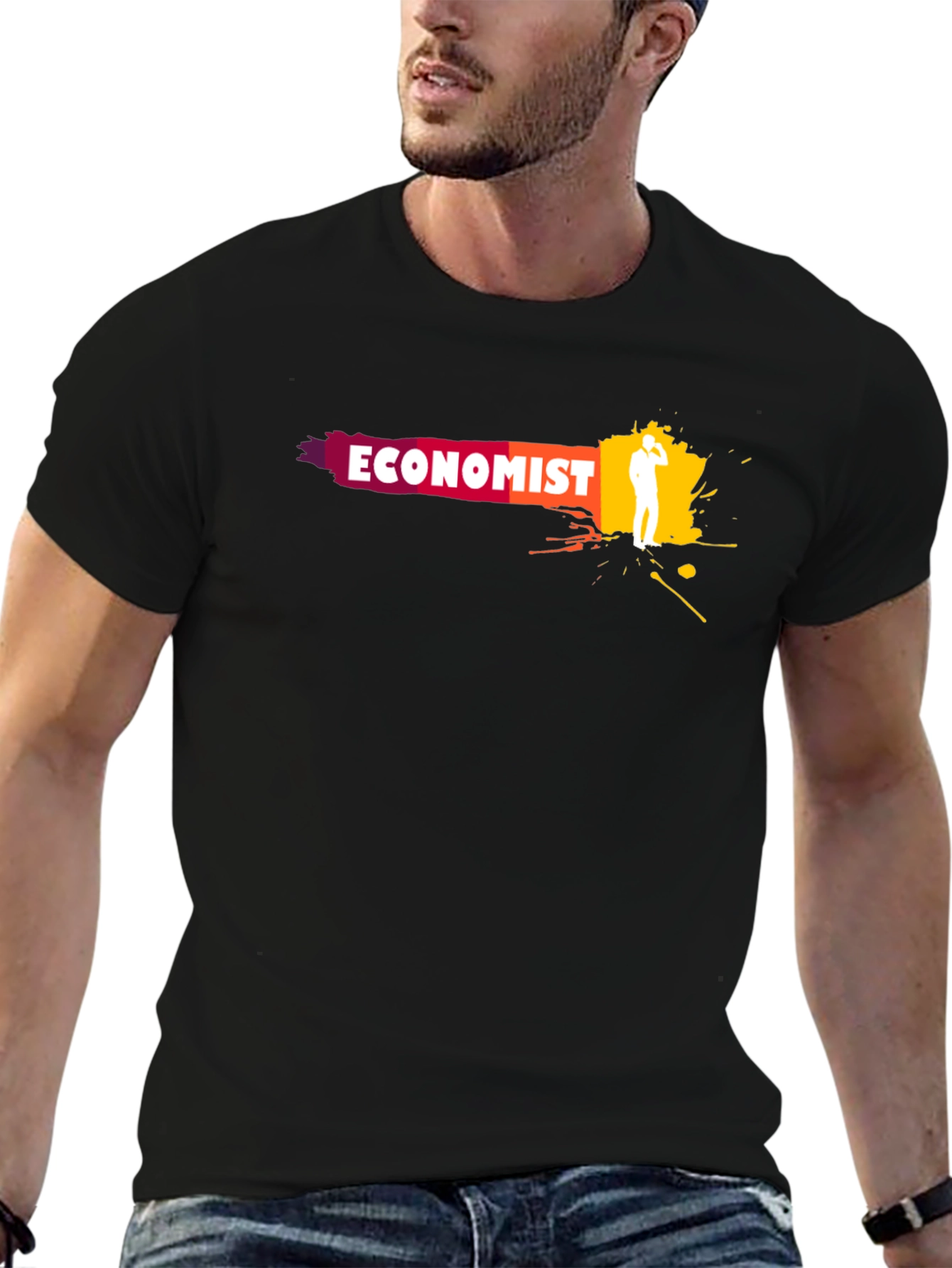 Economist T-Shirt - Black Unique Design
