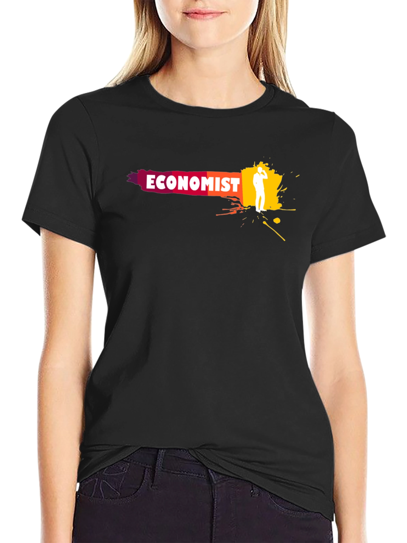 Economist T-Shirt - Black Unique Design