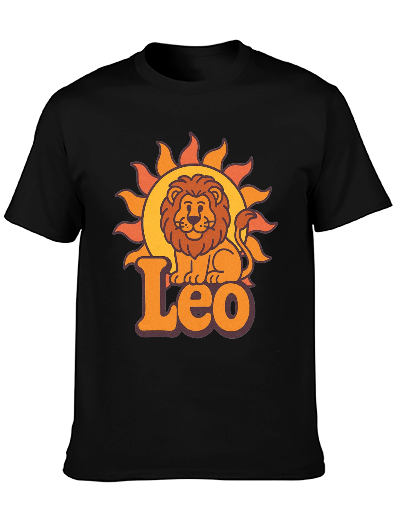 Retro Leo Zodiac T-Shirt