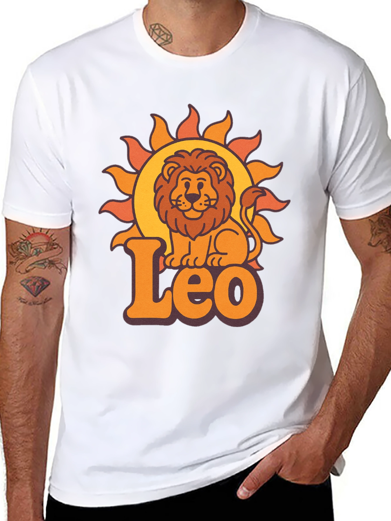 Retro Leo Zodiac T-Shirt