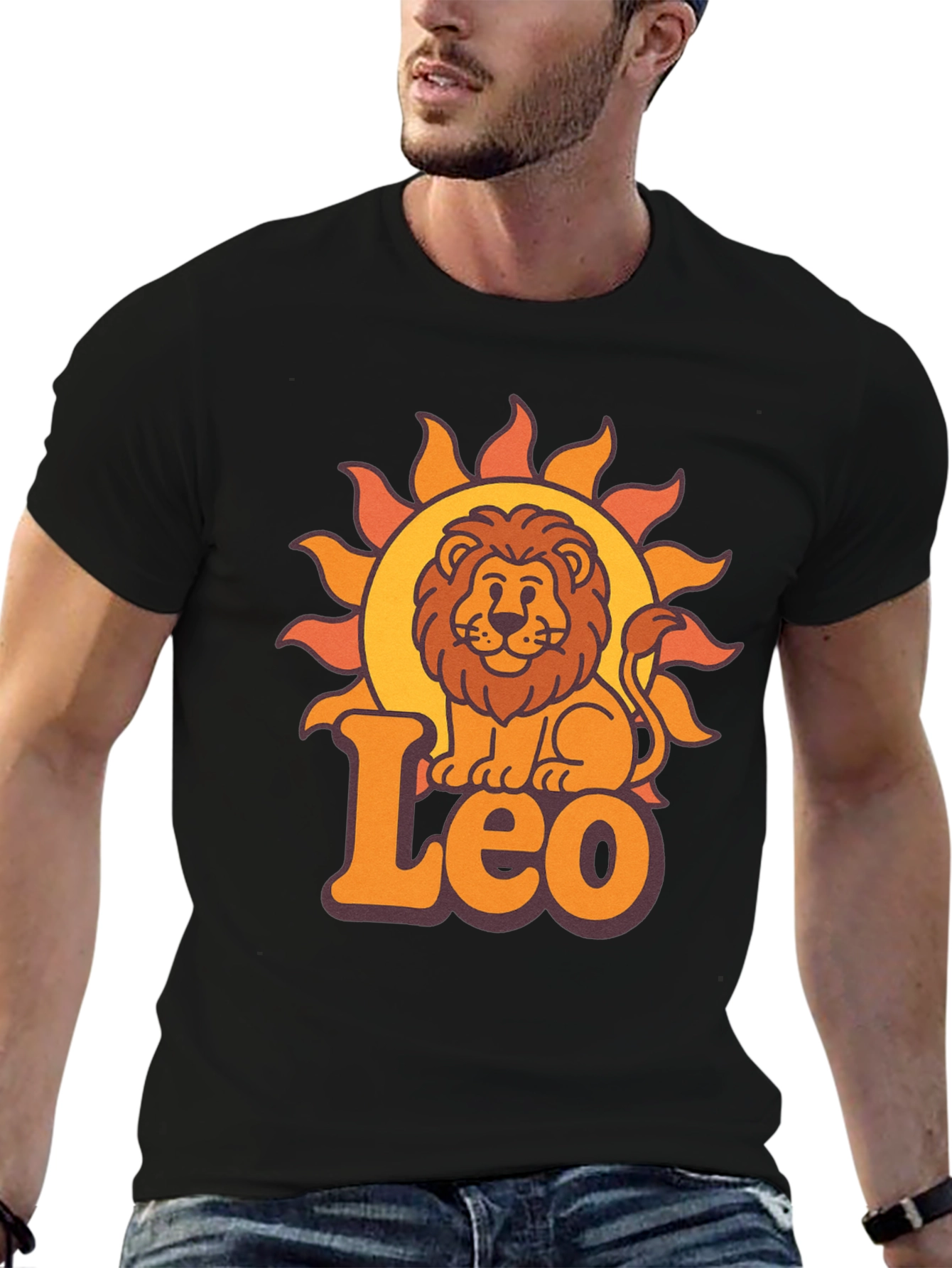 Retro Leo Zodiac T-Shirt
