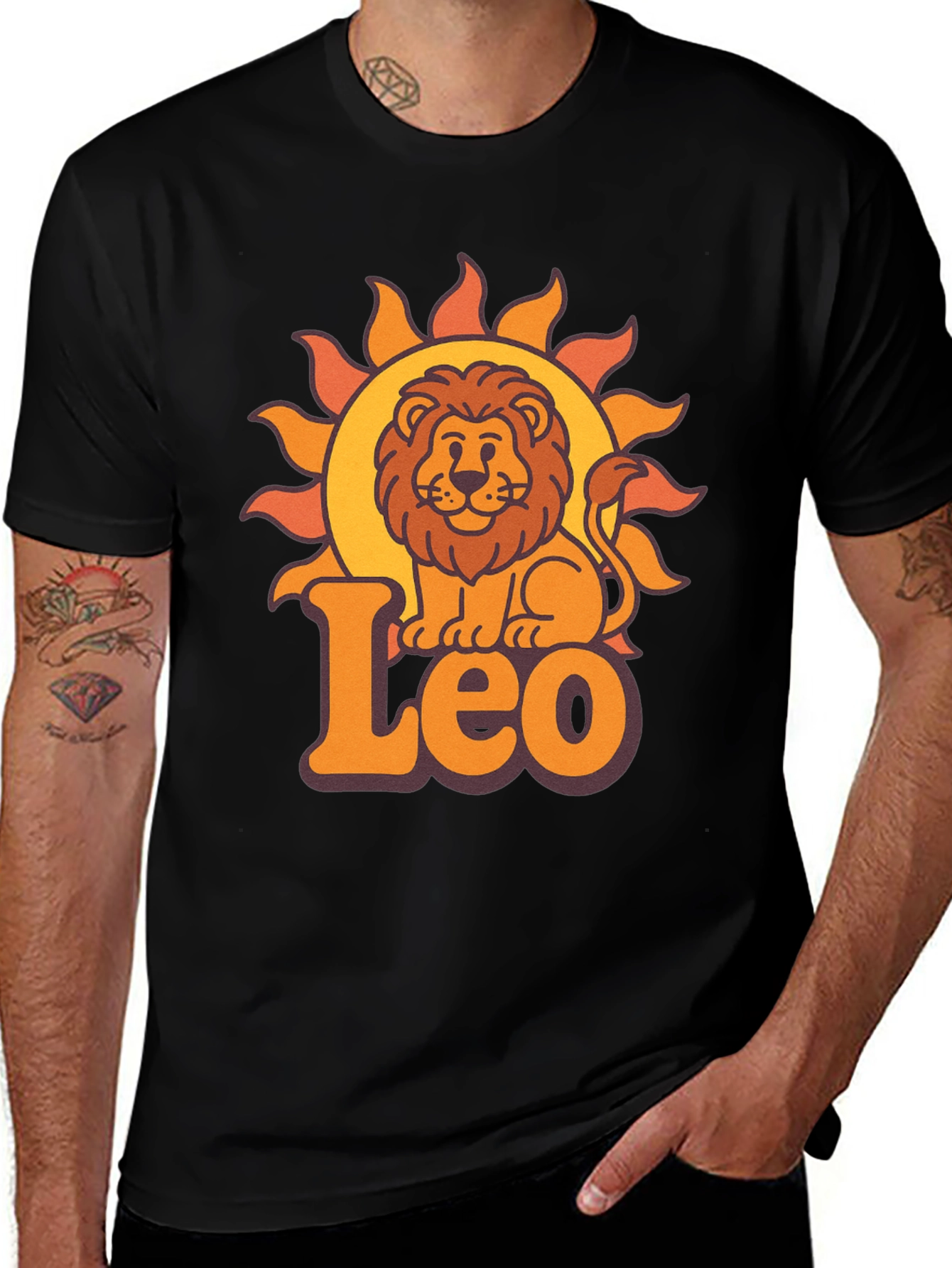 Retro Leo Zodiac T-Shirt