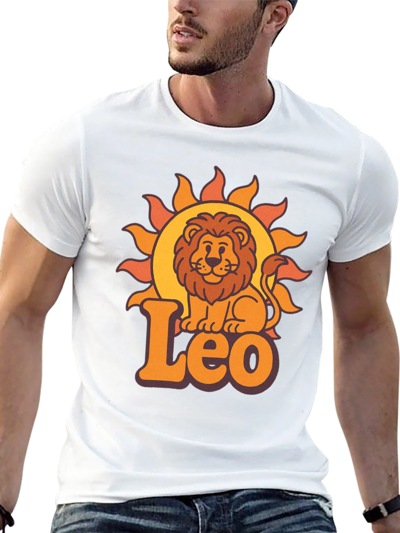 Retro Leo Zodiac T-Shirt