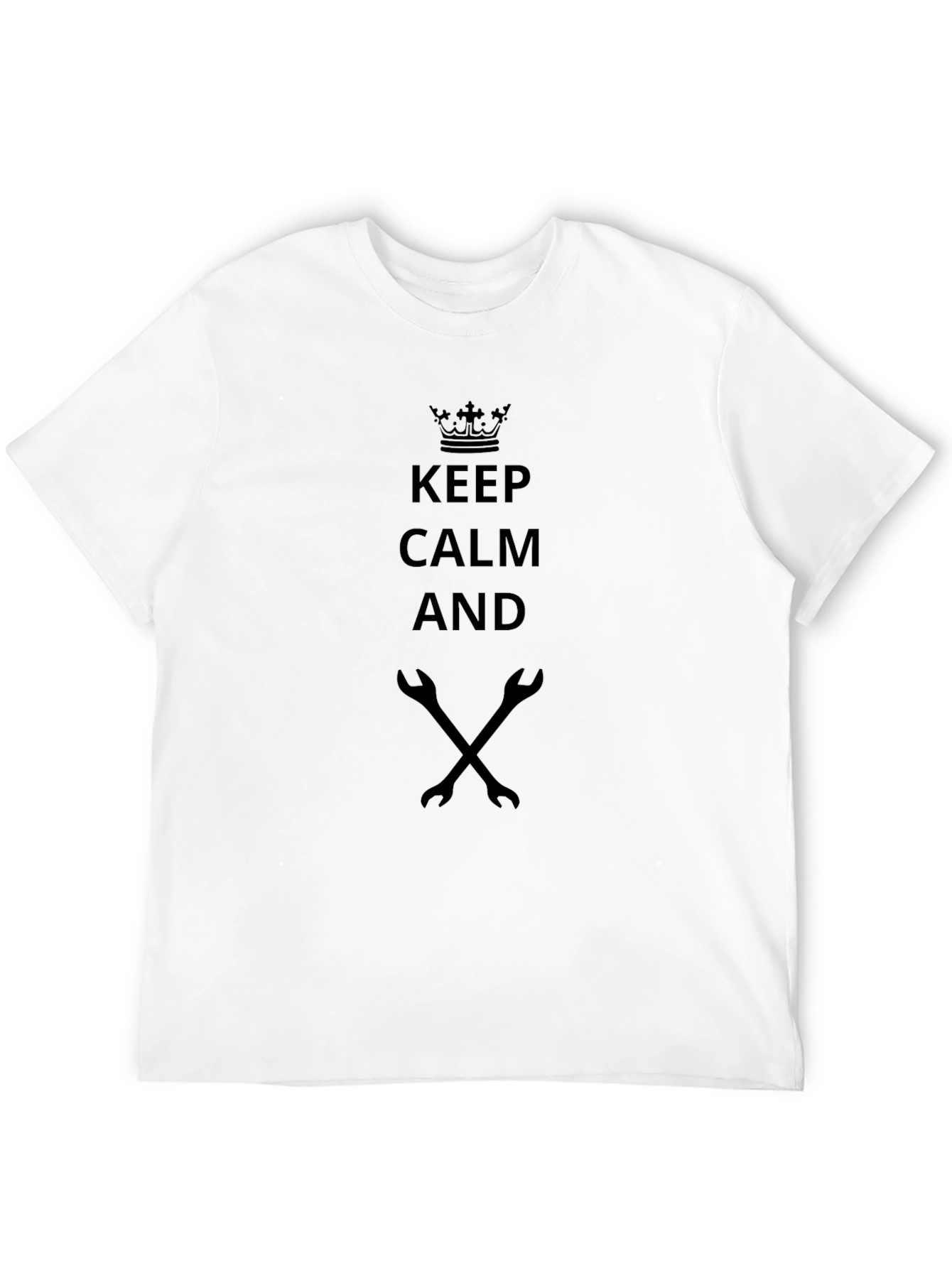 Keep Calm Mechanic Black T-Shirt