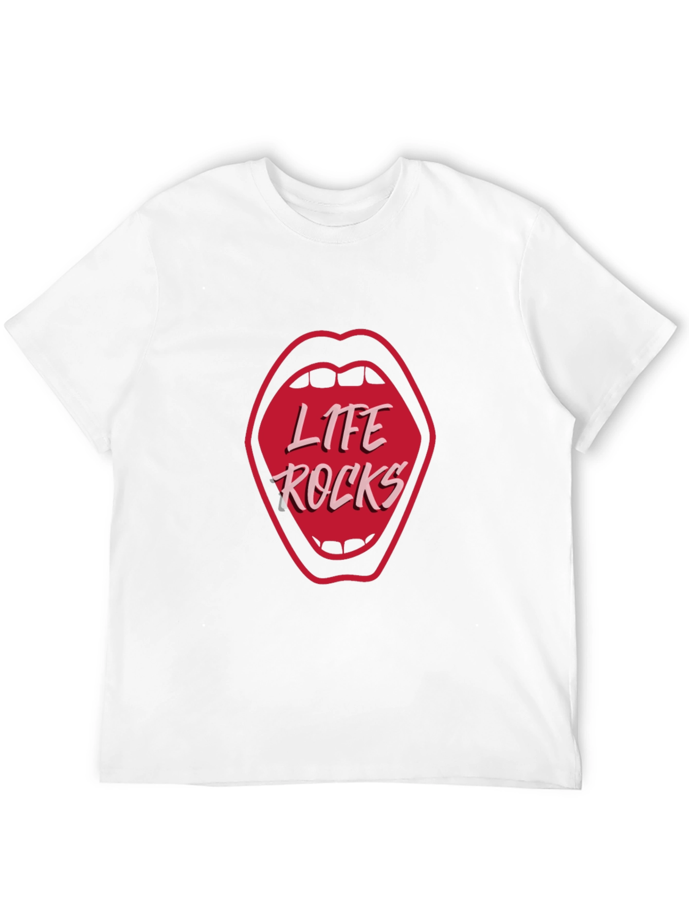 Life Rocks Graphic Tee - Black