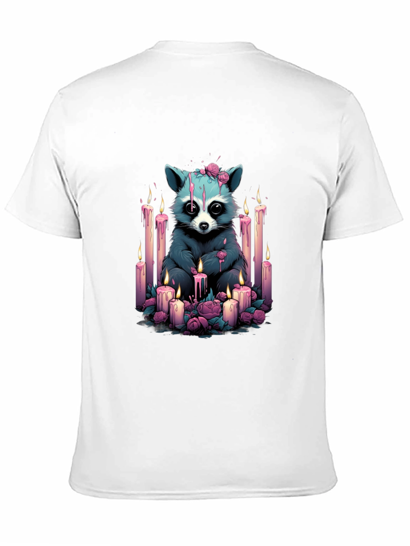 Raccoon Candlelight Graphic Tee