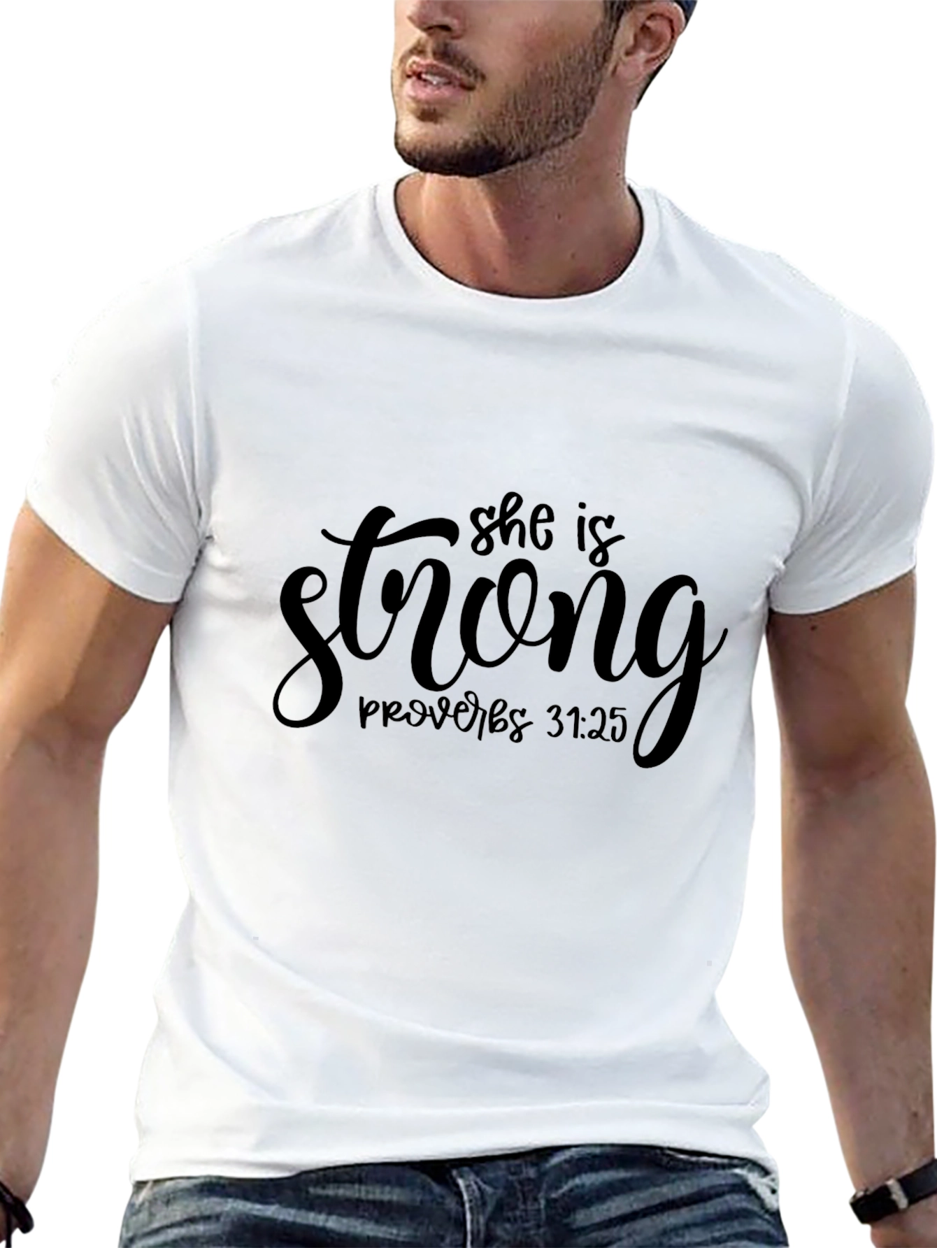 She Is Strong Proverbs T-Shirt