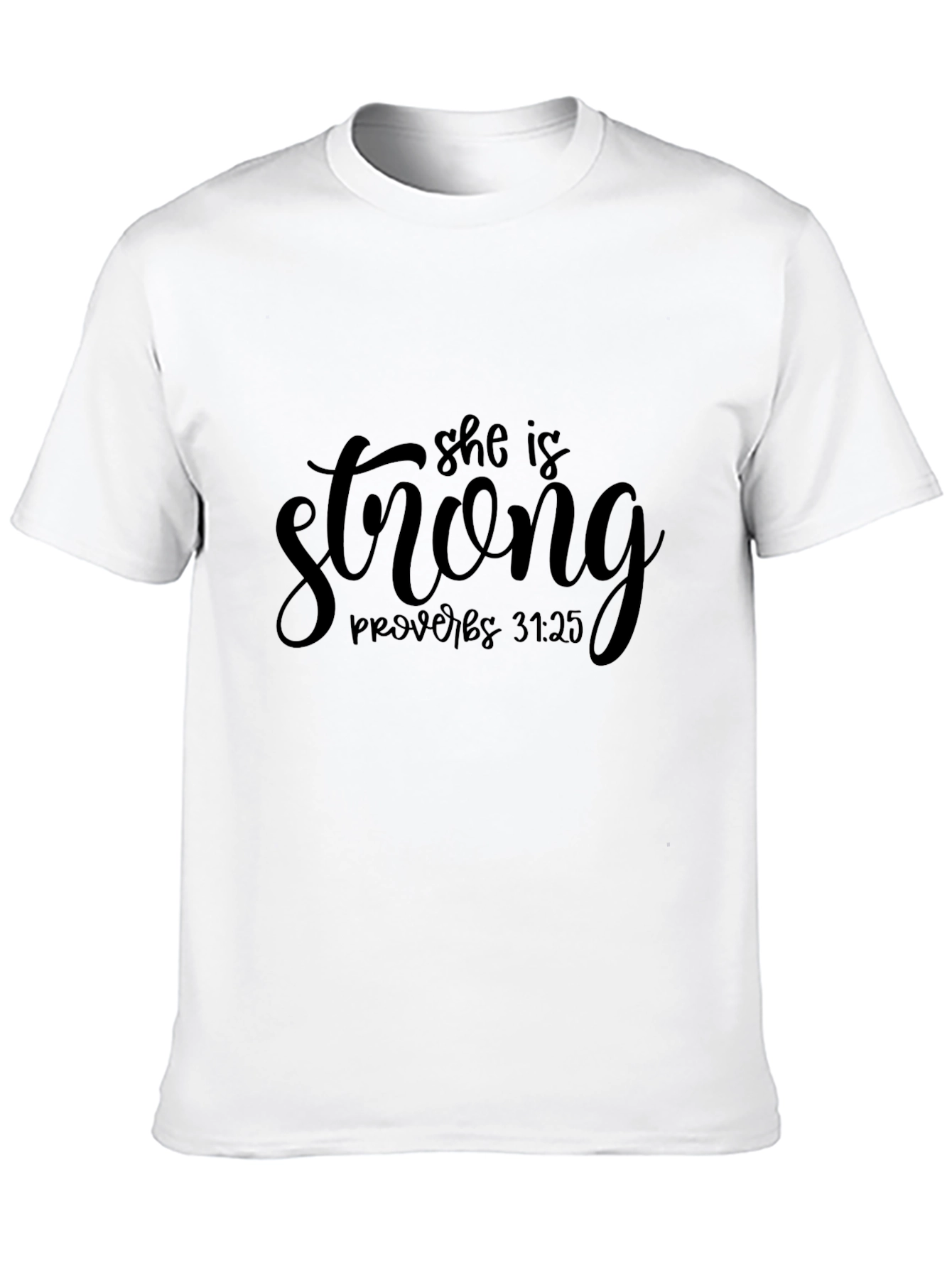 She Is Strong Proverbs T-Shirt
