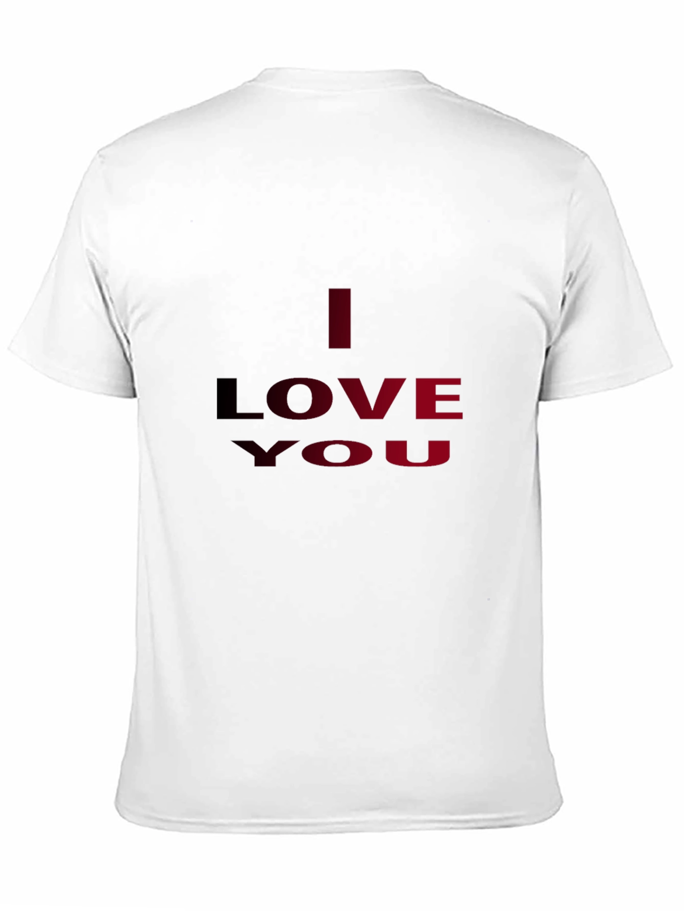 I Love You Graphic Tee - Black Casual T-Shirt
