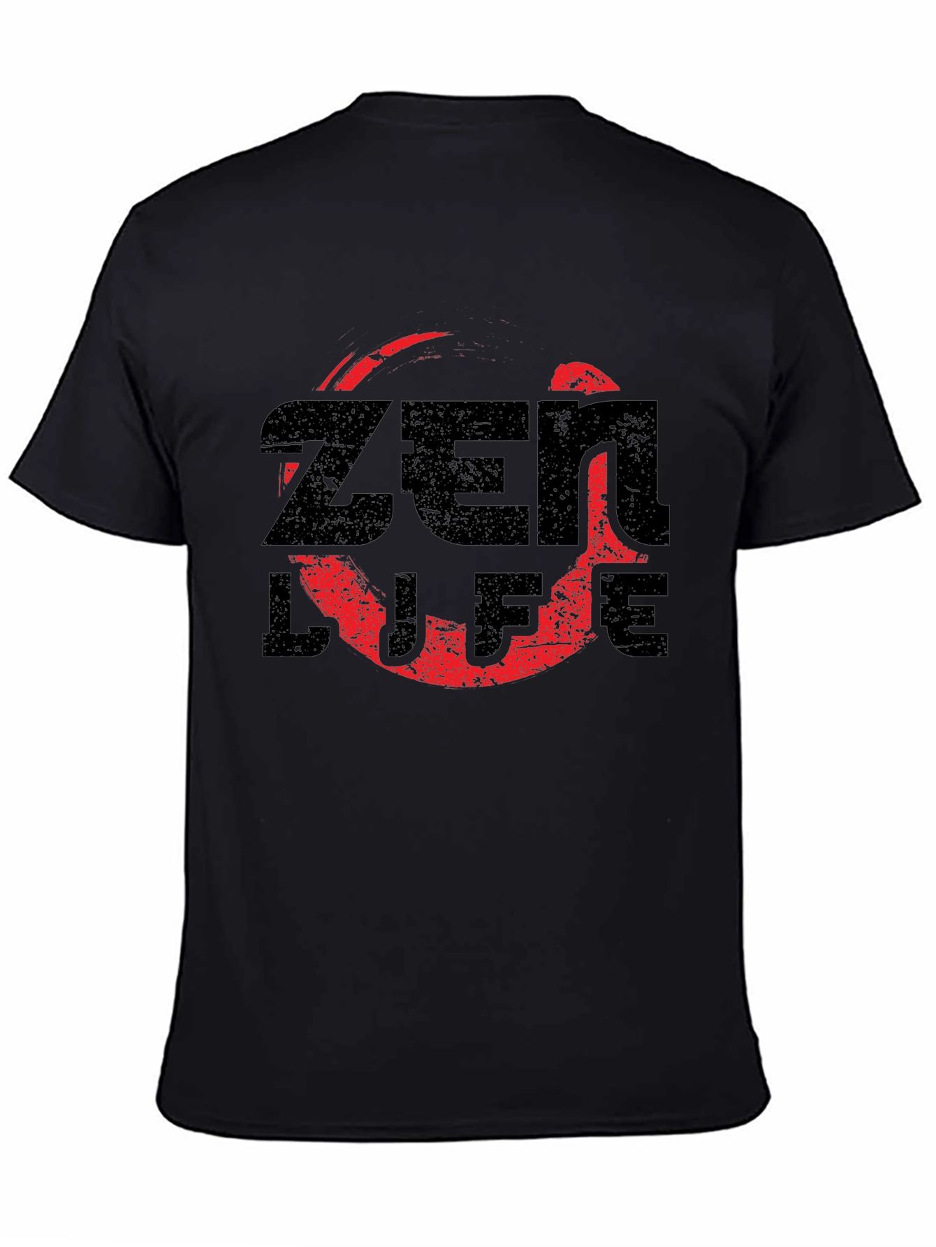 Zen Life Graphic T-Shirt - Relaxed Fit Black