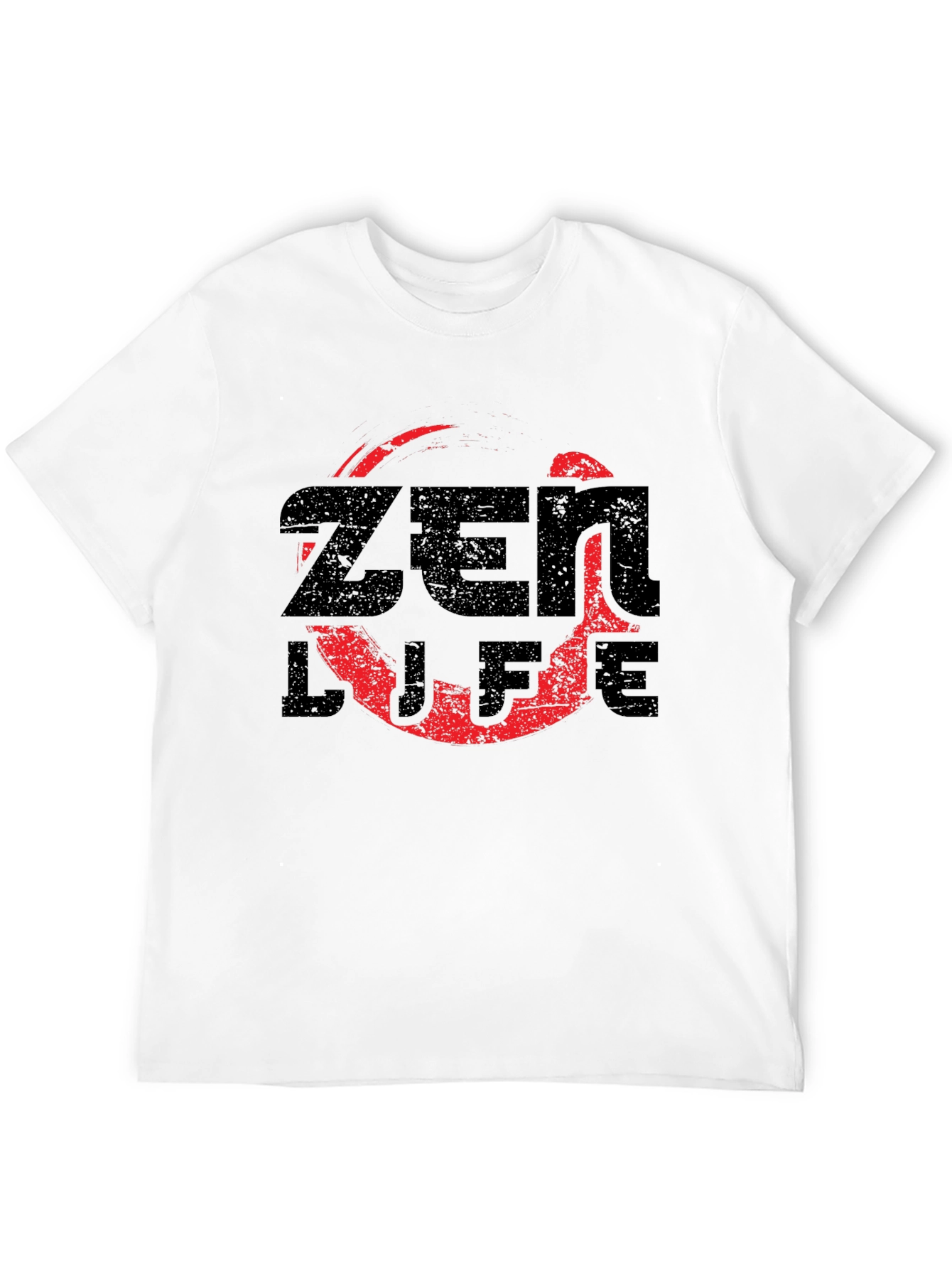 Zen Life Graphic T-Shirt - Relaxed Fit Black