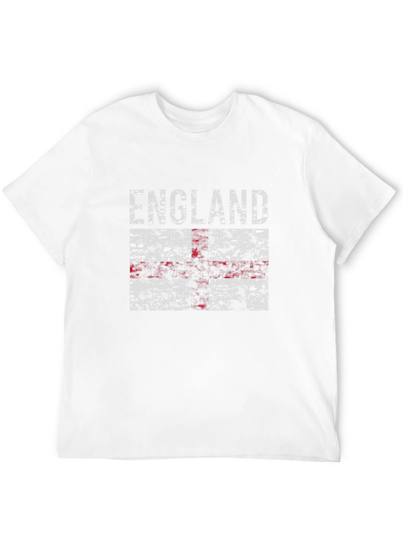 England Flag Graphic Black T-Shirt