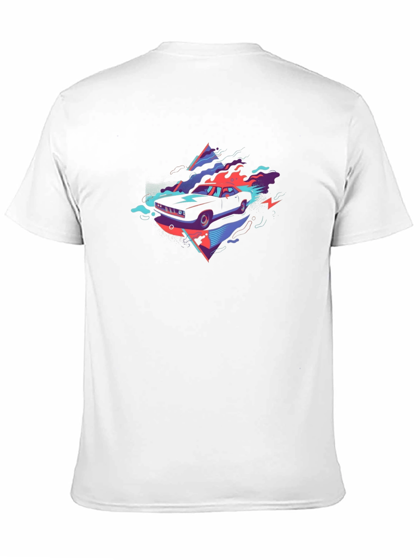 Retro Car Graphic Tee - Black