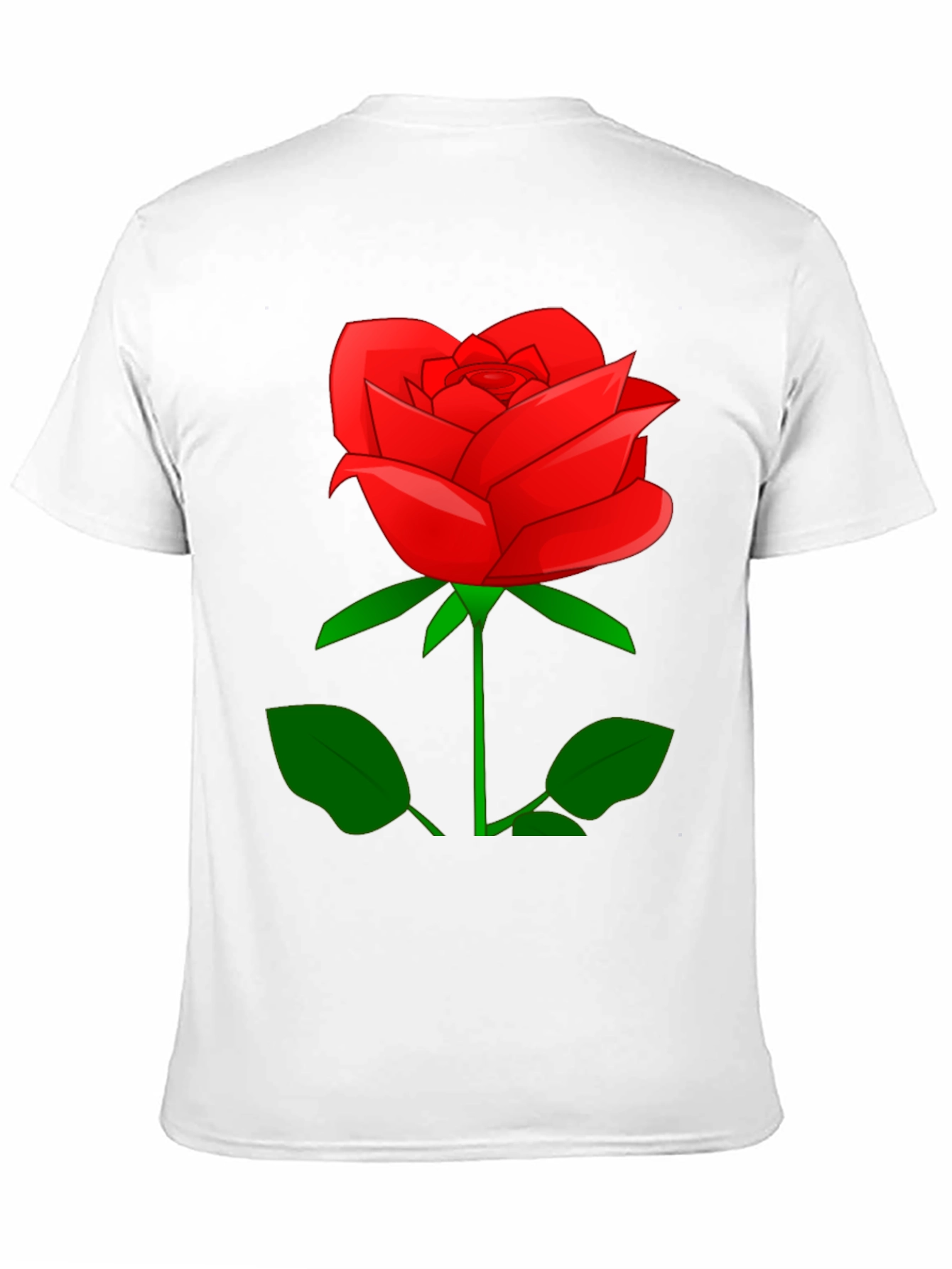 Red Rose Graphic T-Shirt - Classic Floral Design