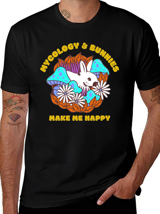 Mycology & Bunnies Graphic Tee
