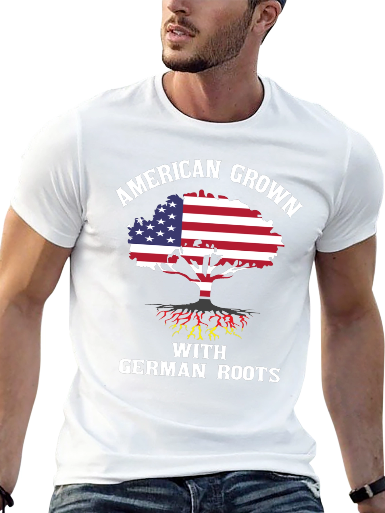 American Grown with German Roots Graphic Tee