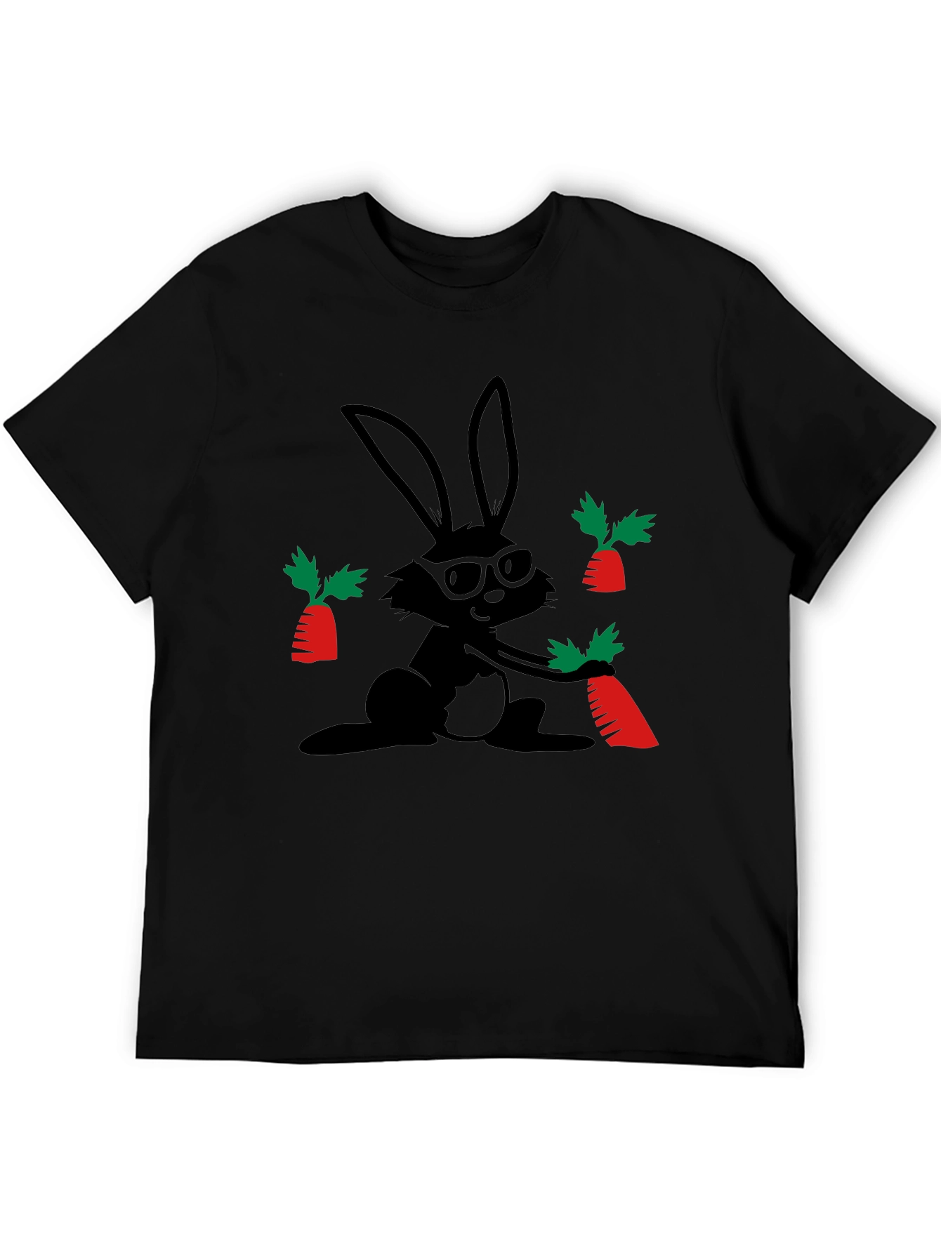 Cool Bunny & Carrot Graphic Tee