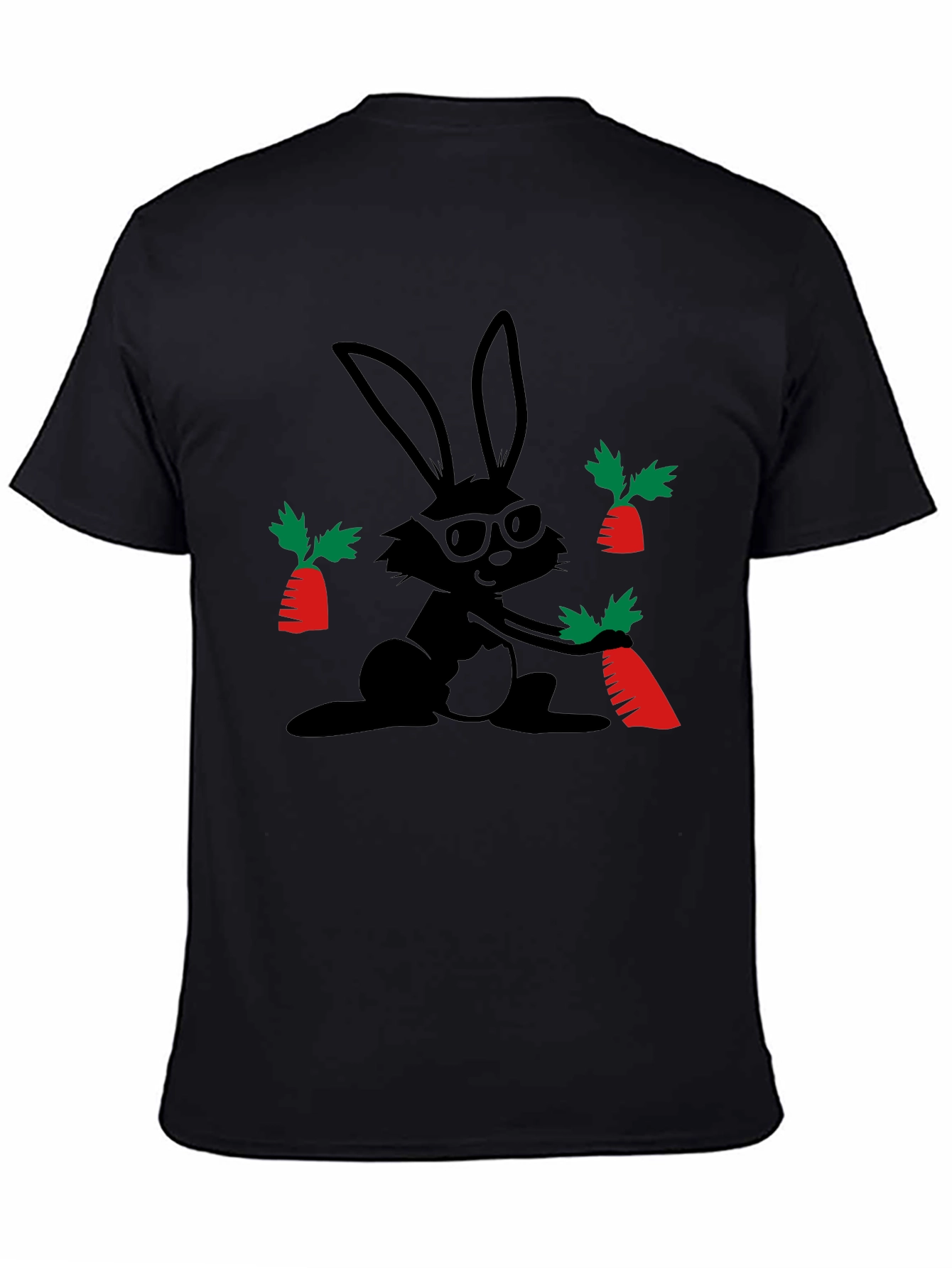 Cool Bunny & Carrot Graphic Tee