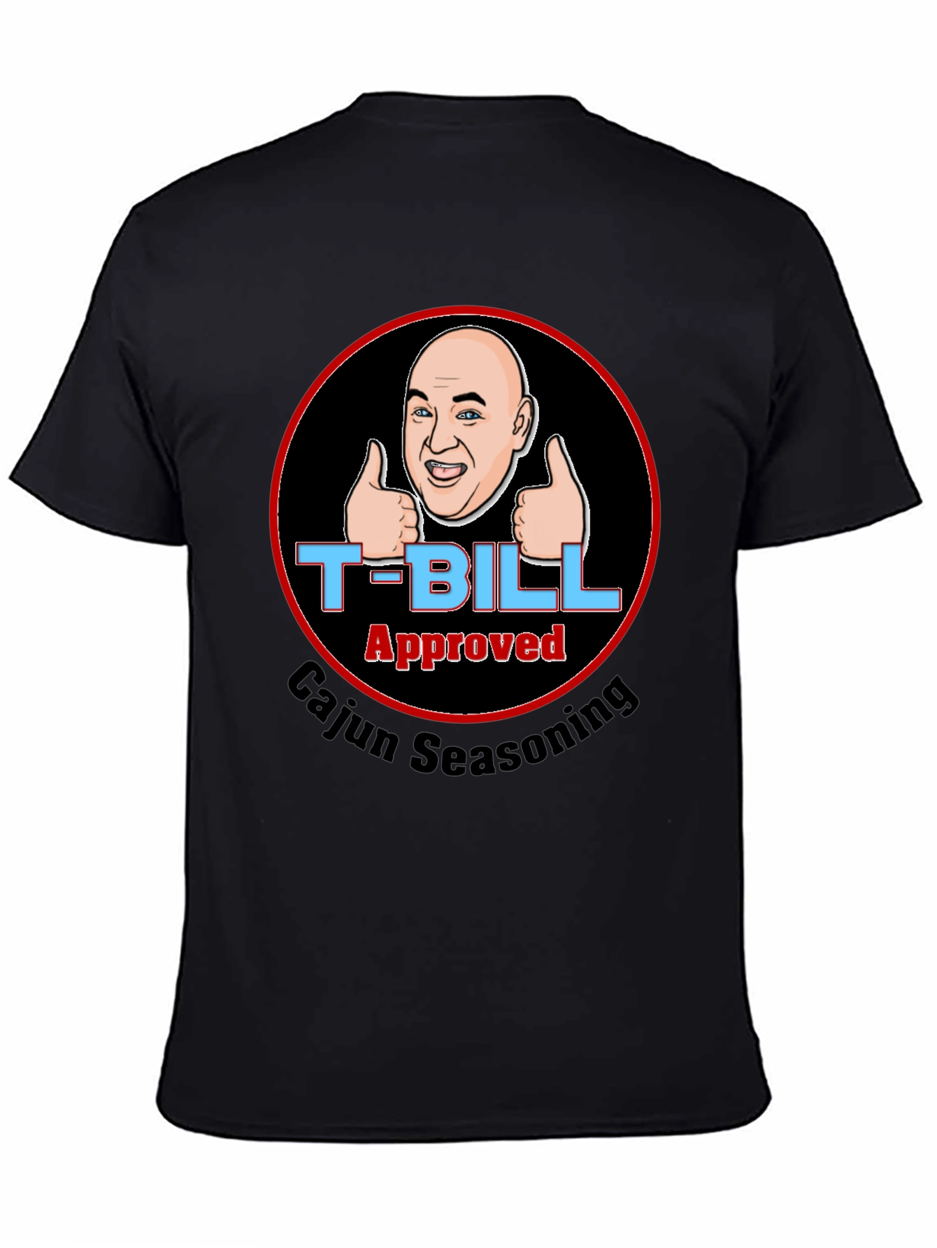 T-Bill Approved Cajun Seasoning Black T-Shirt